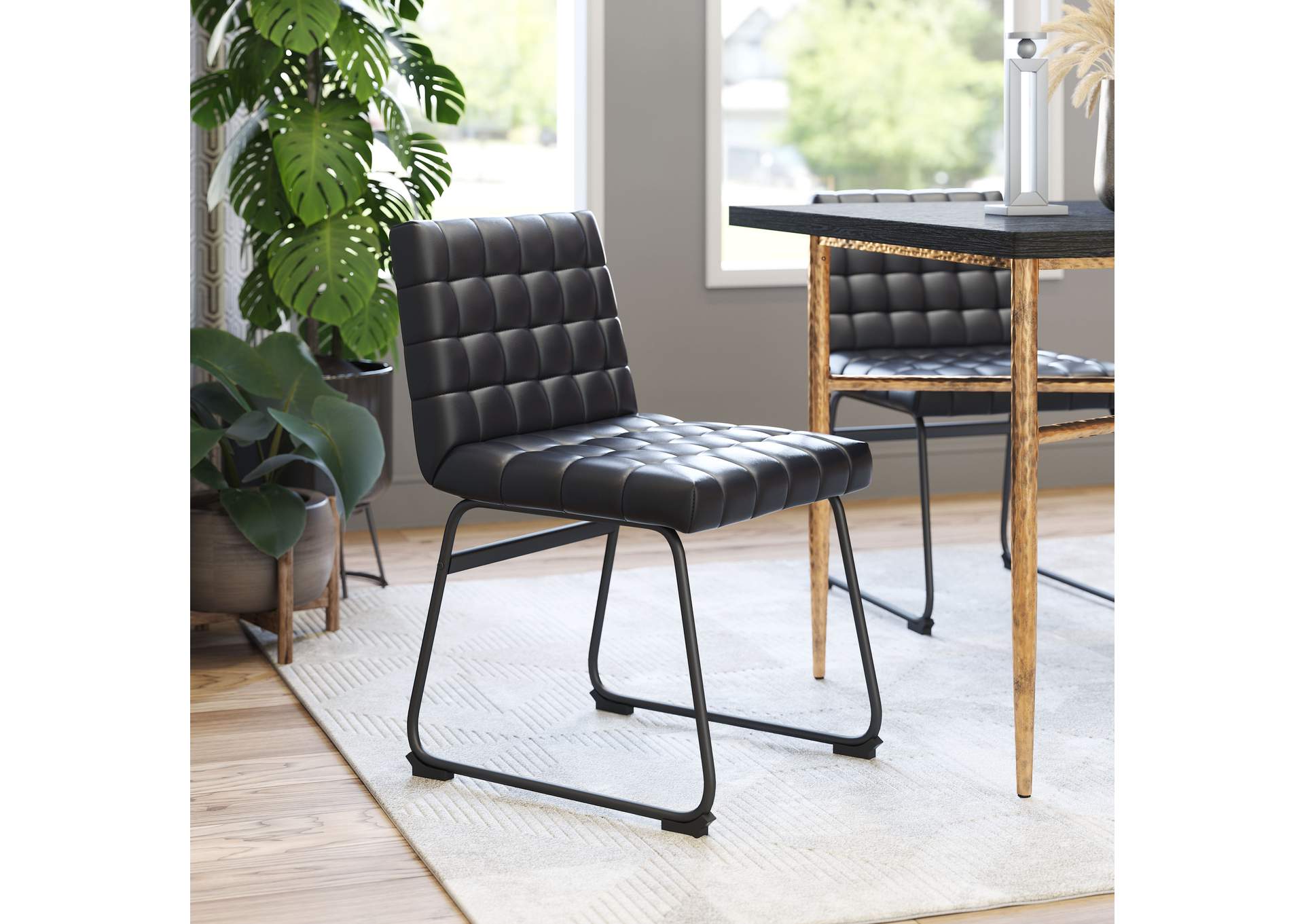 Pago Dining Chair (Set Of 2) Black