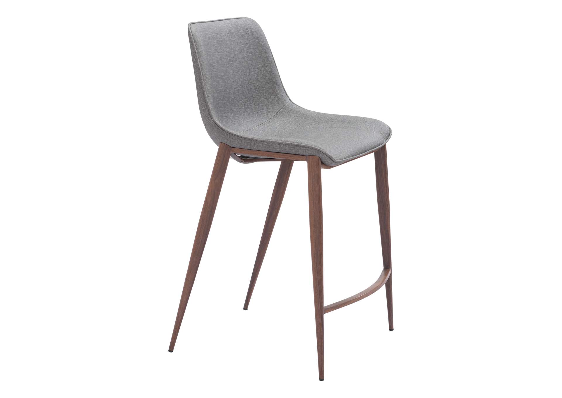 Magnus Counter Stool (Set Of 2) Slate Gray & Walnut image 3