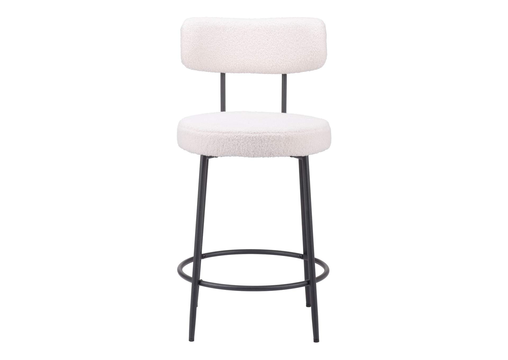 Blanca Counter Stool (Set Of 2) Ivory image 5