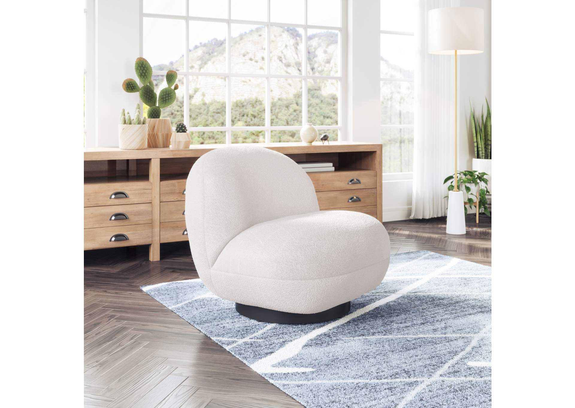 Myanmar Accent Chair Cream image 3