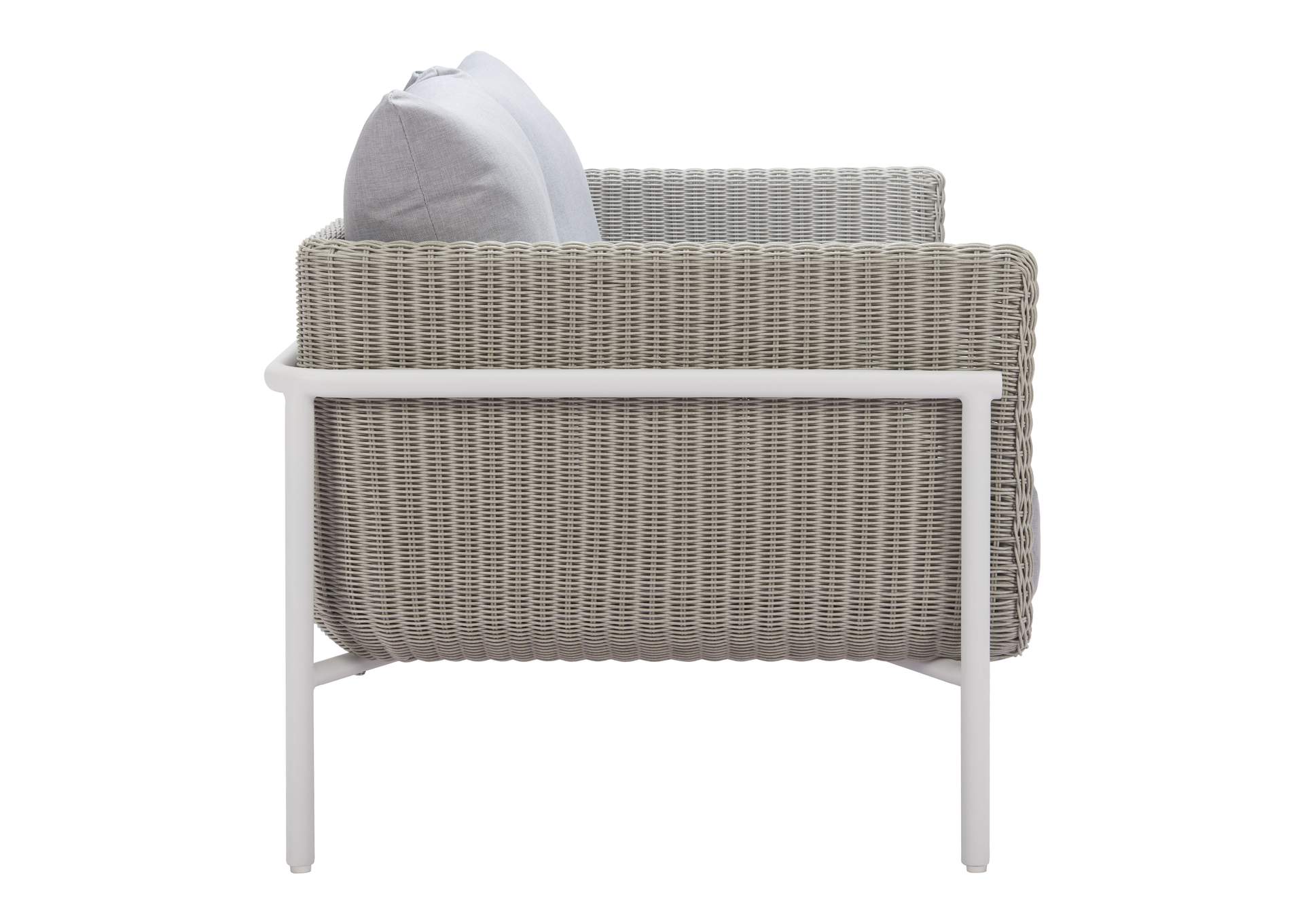 Frais Outdoor Loveseat Gray image 5