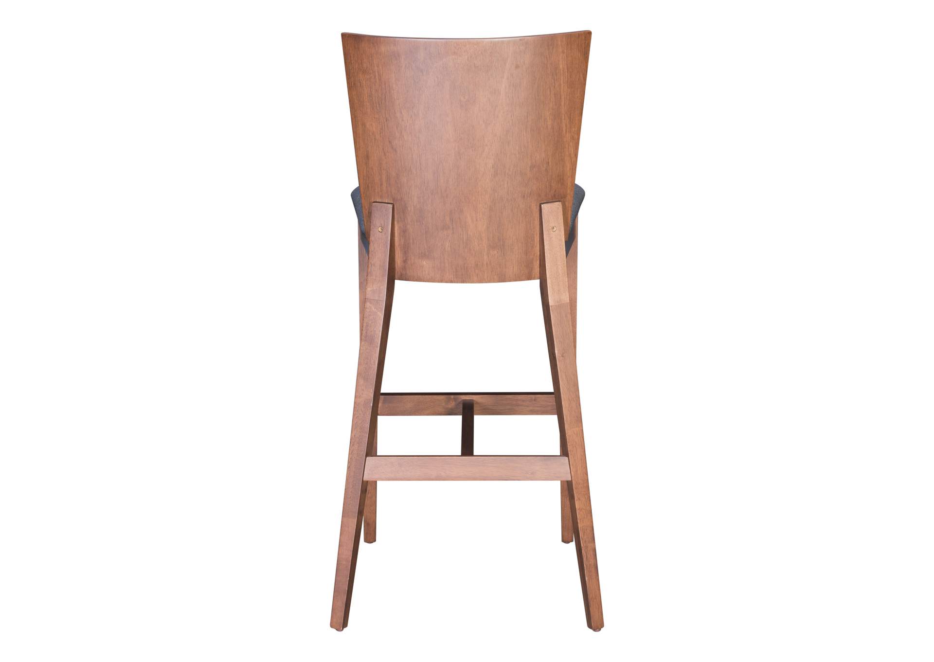 Ambrose Barstool (Set Of 2) Walnut & Dark Gray image 6