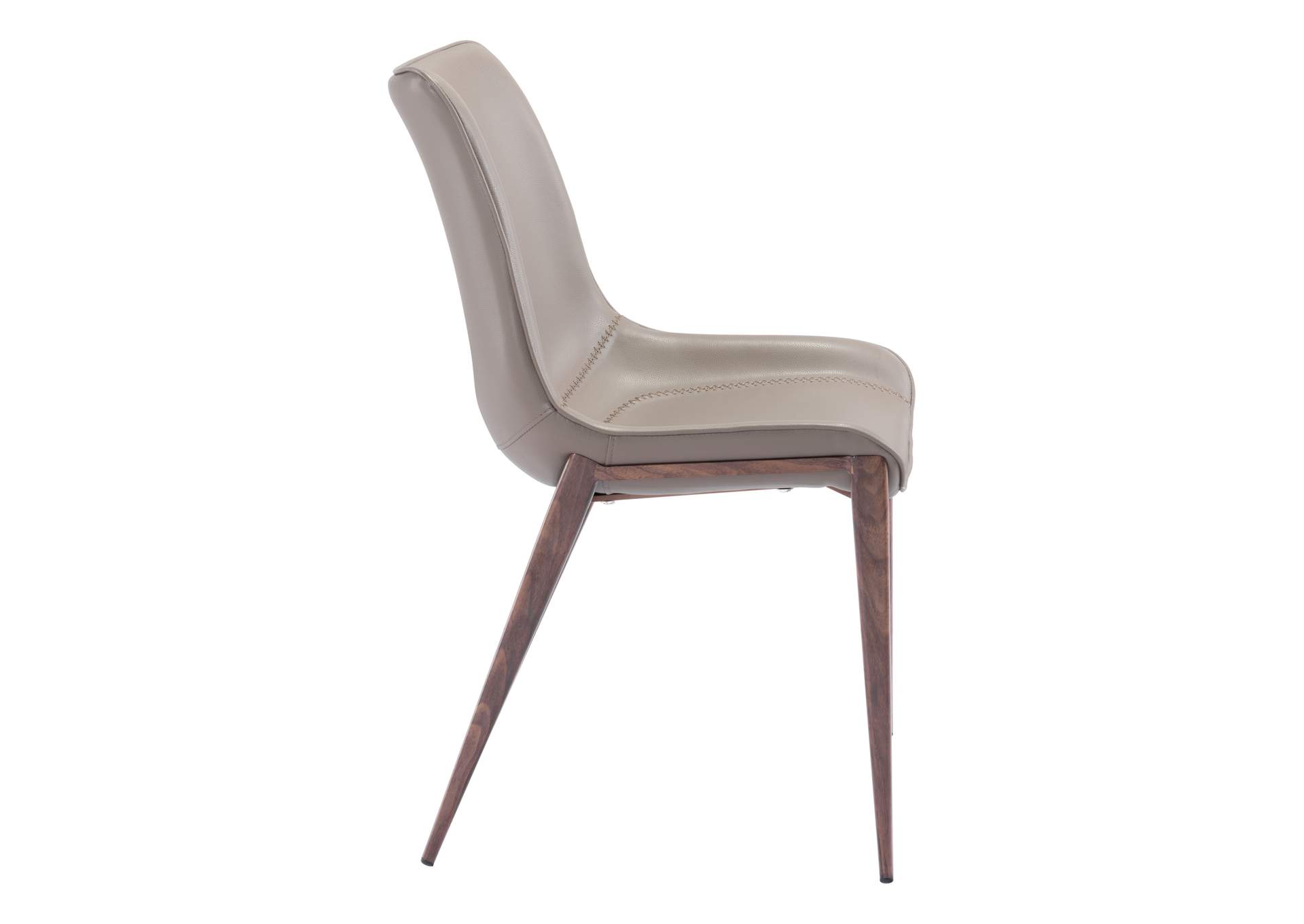 Magnus Dining Chair (Set Of 2) Brown & Walnut image 6