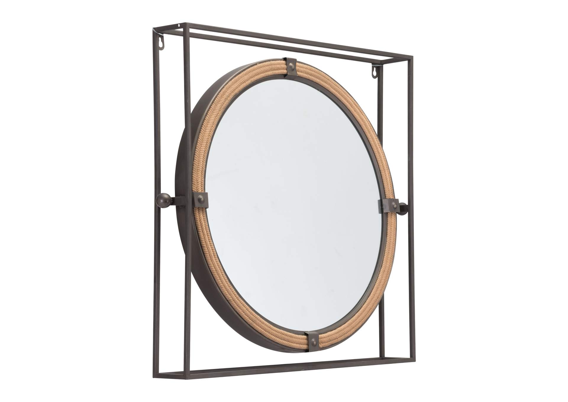 Capell Mirror Antique Gray image 6