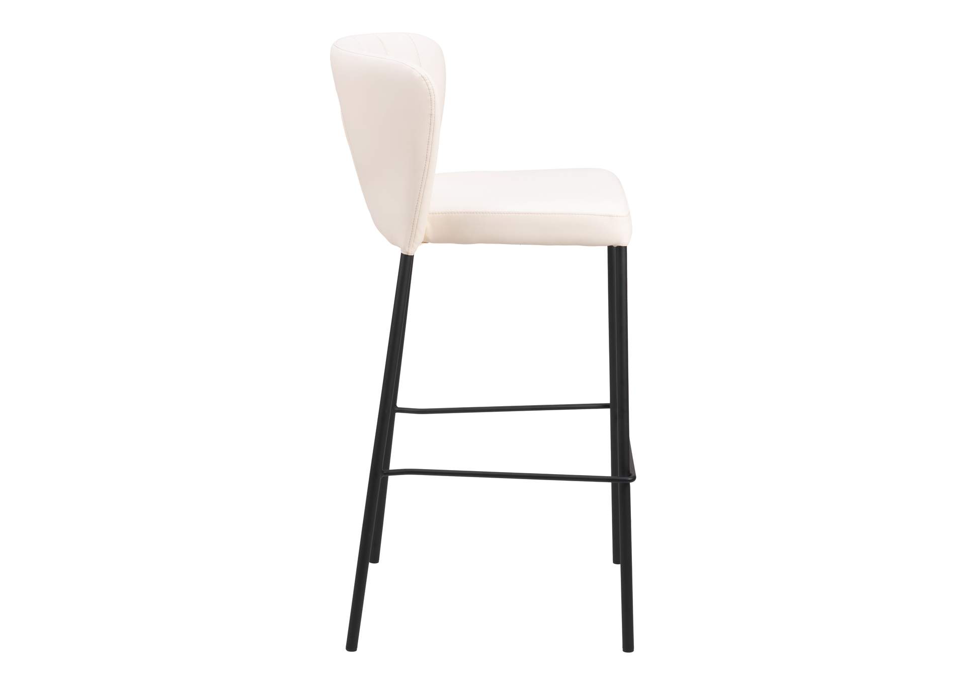 Linz Barstool (Set Of 2) Cream image 4