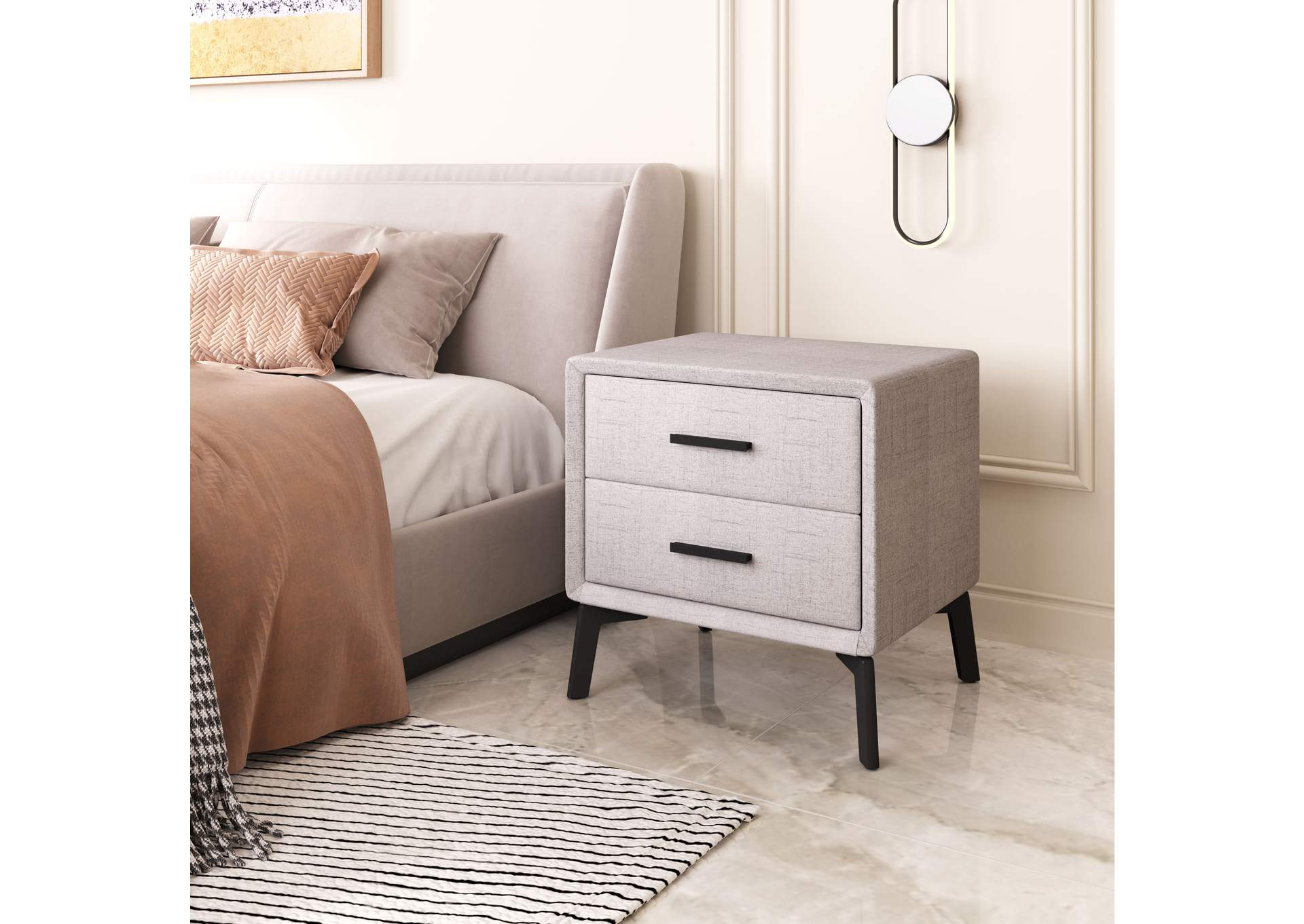Halle Side Table Gray image 1