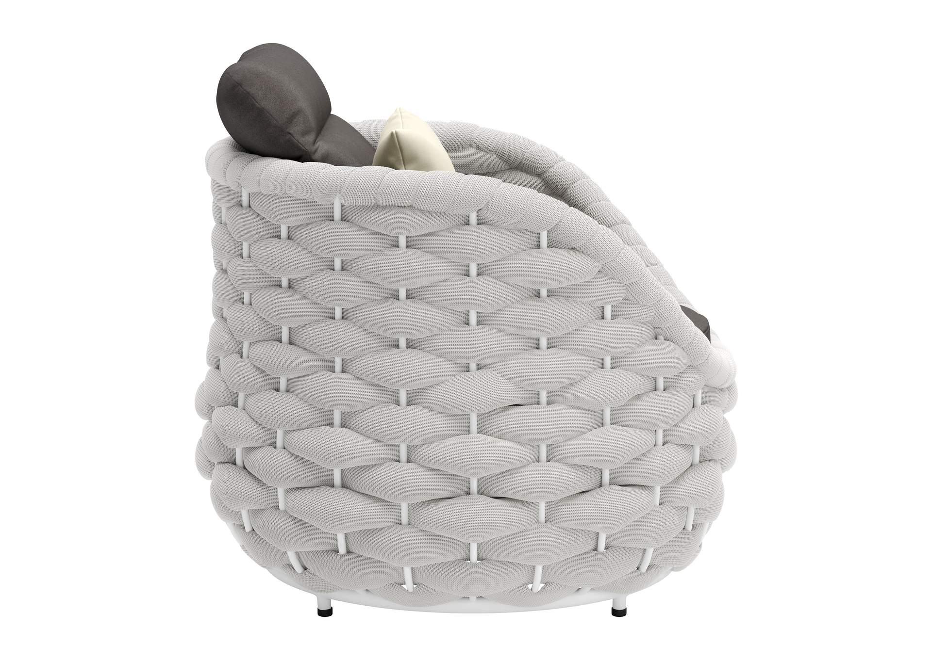 Coral Reef Outdoor Accent Chair Gray image 4