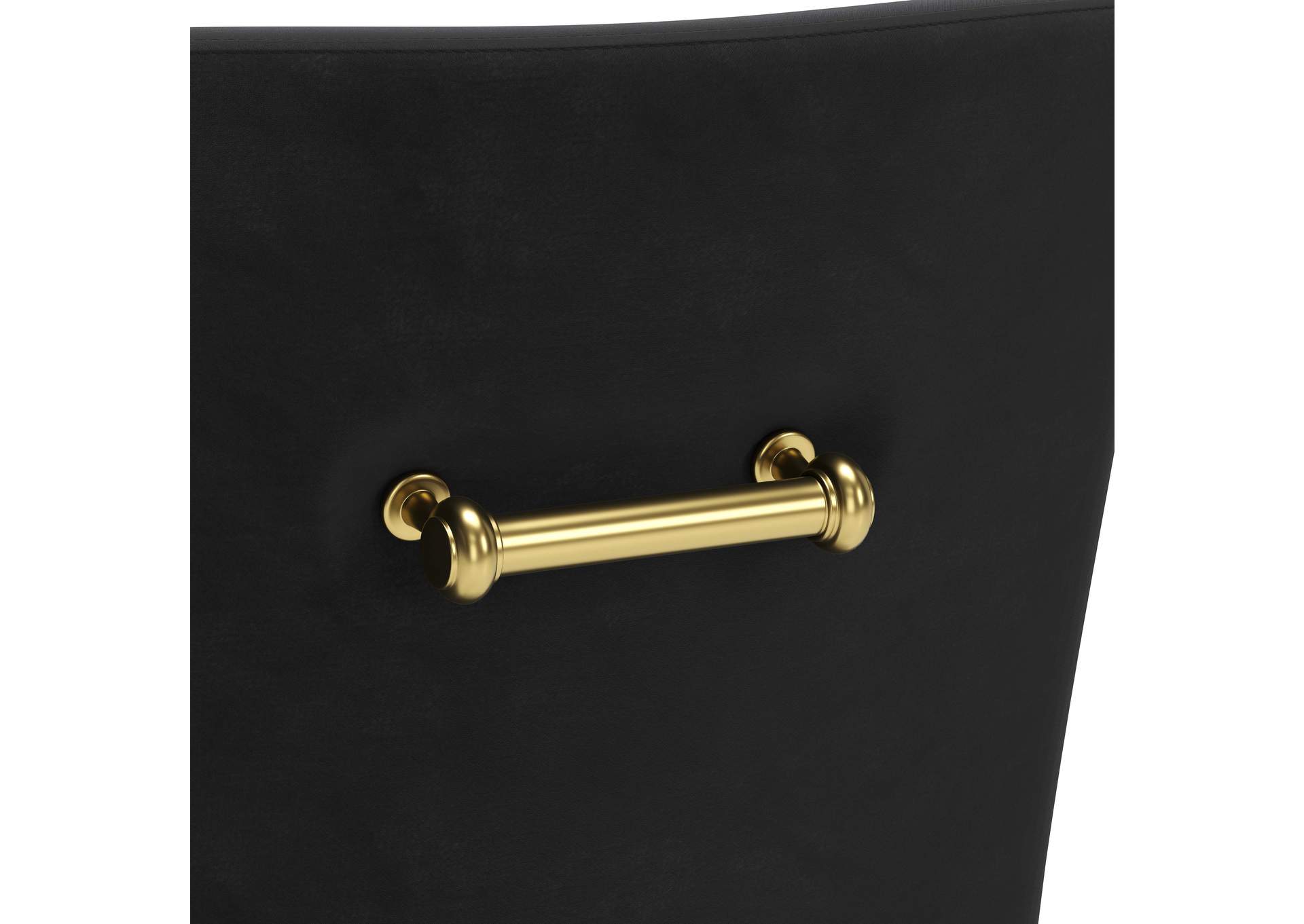 Maxine Dining Chair Black & Gold image 10