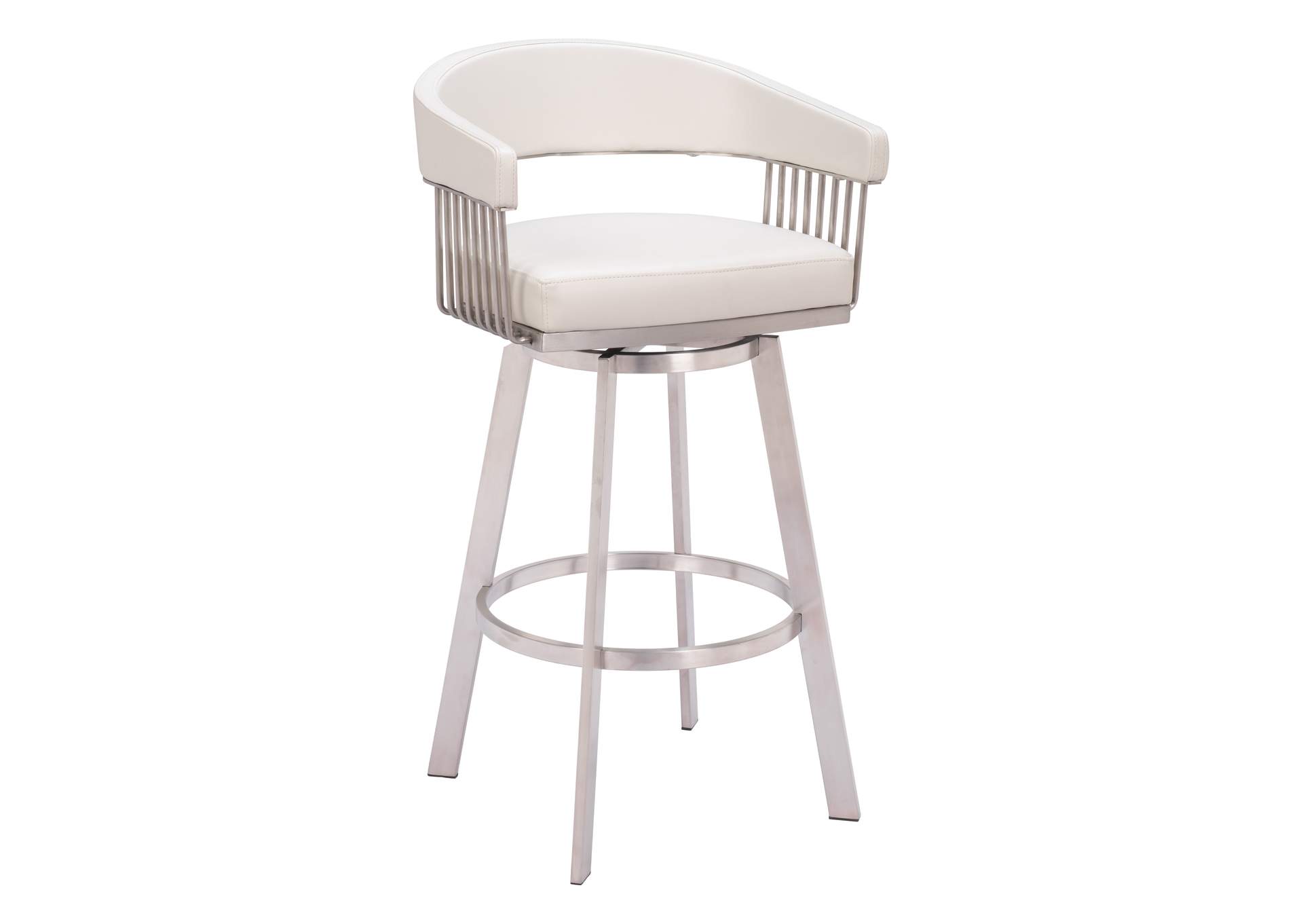 Bantry Swivel Barstool White image 7