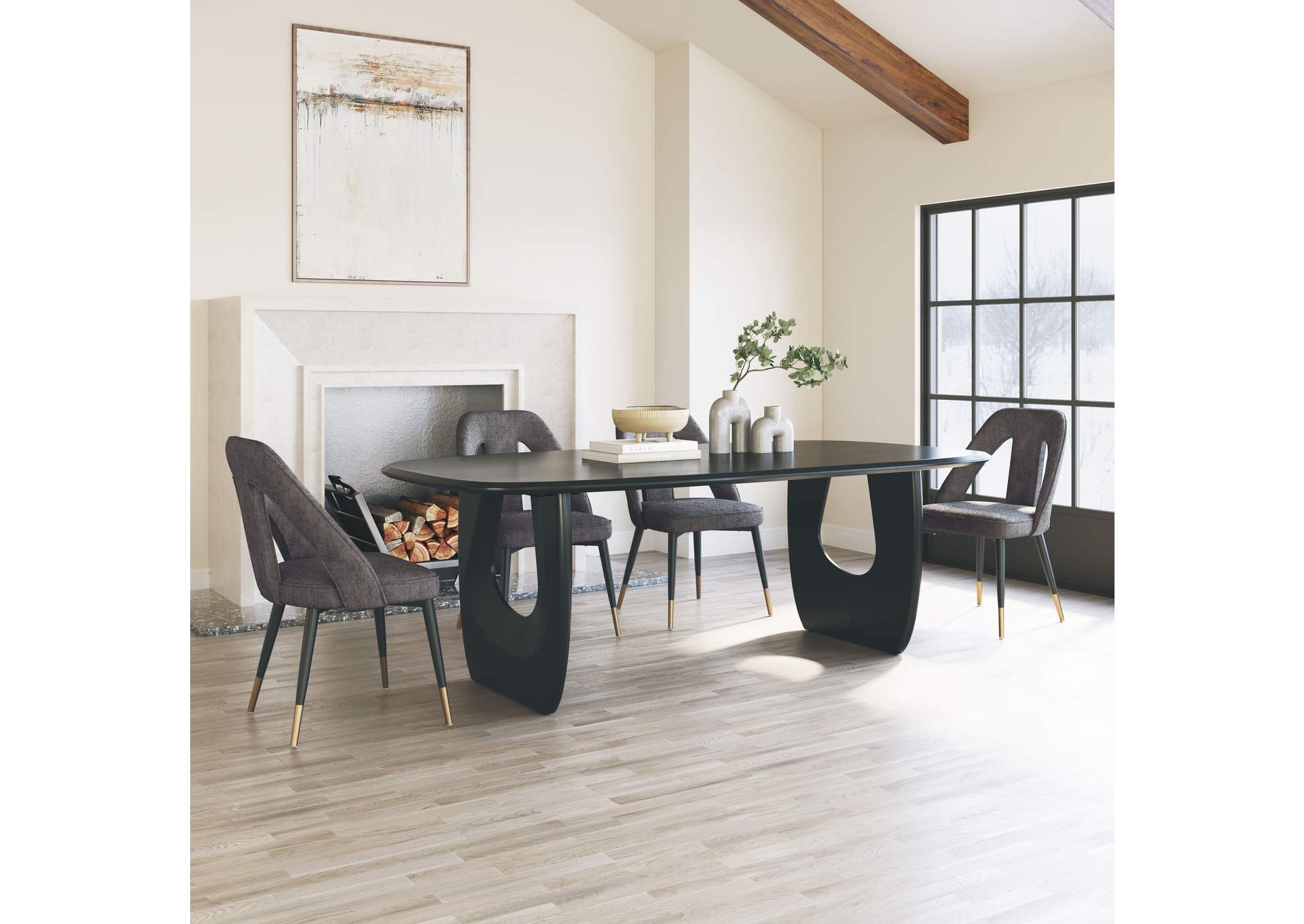 Artus Dining Chair Gray image 3