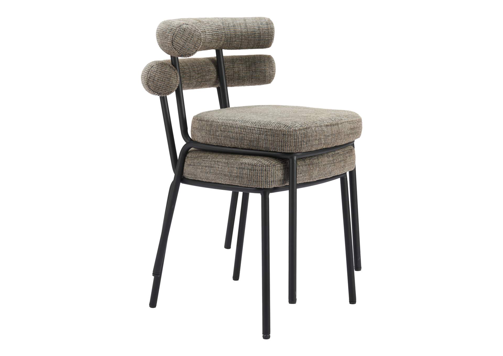 Kede Dining Chair (Set Of 2) Green Tweed image 8