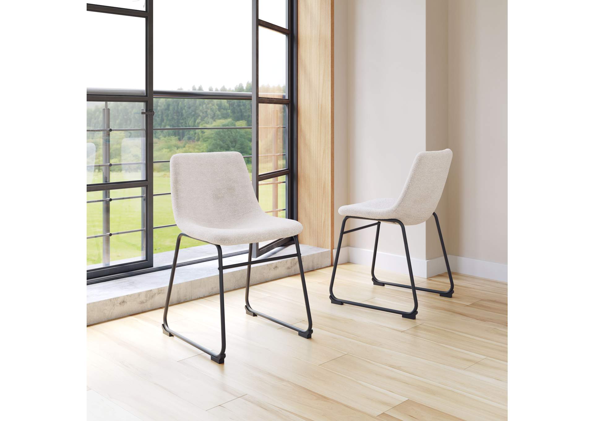 Smart Dining Chair (Set Of 2) Ivory image 1