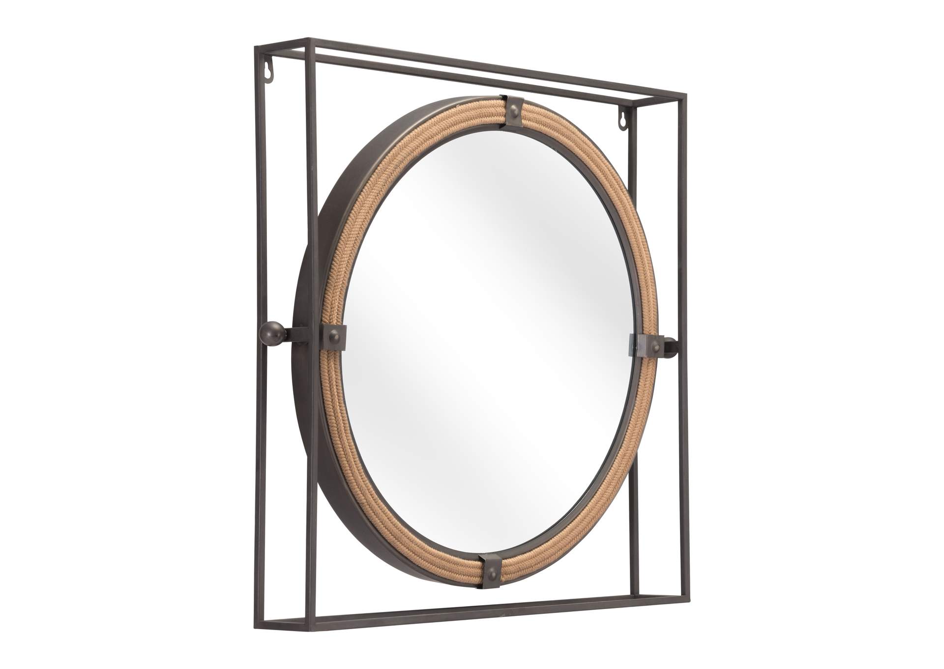 Capell Mirror Antique Gray image 7