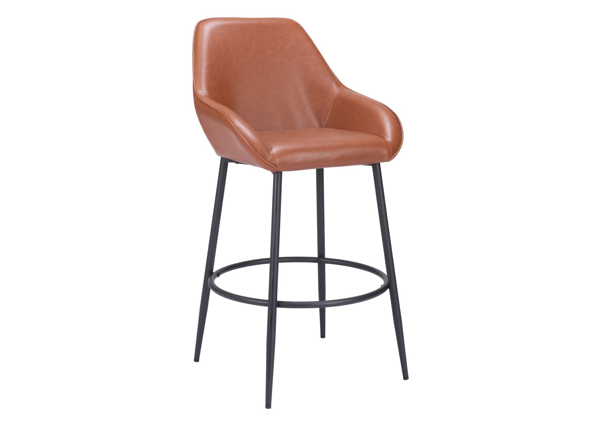 Vila Barstool (Set Of 2) Brown image 1