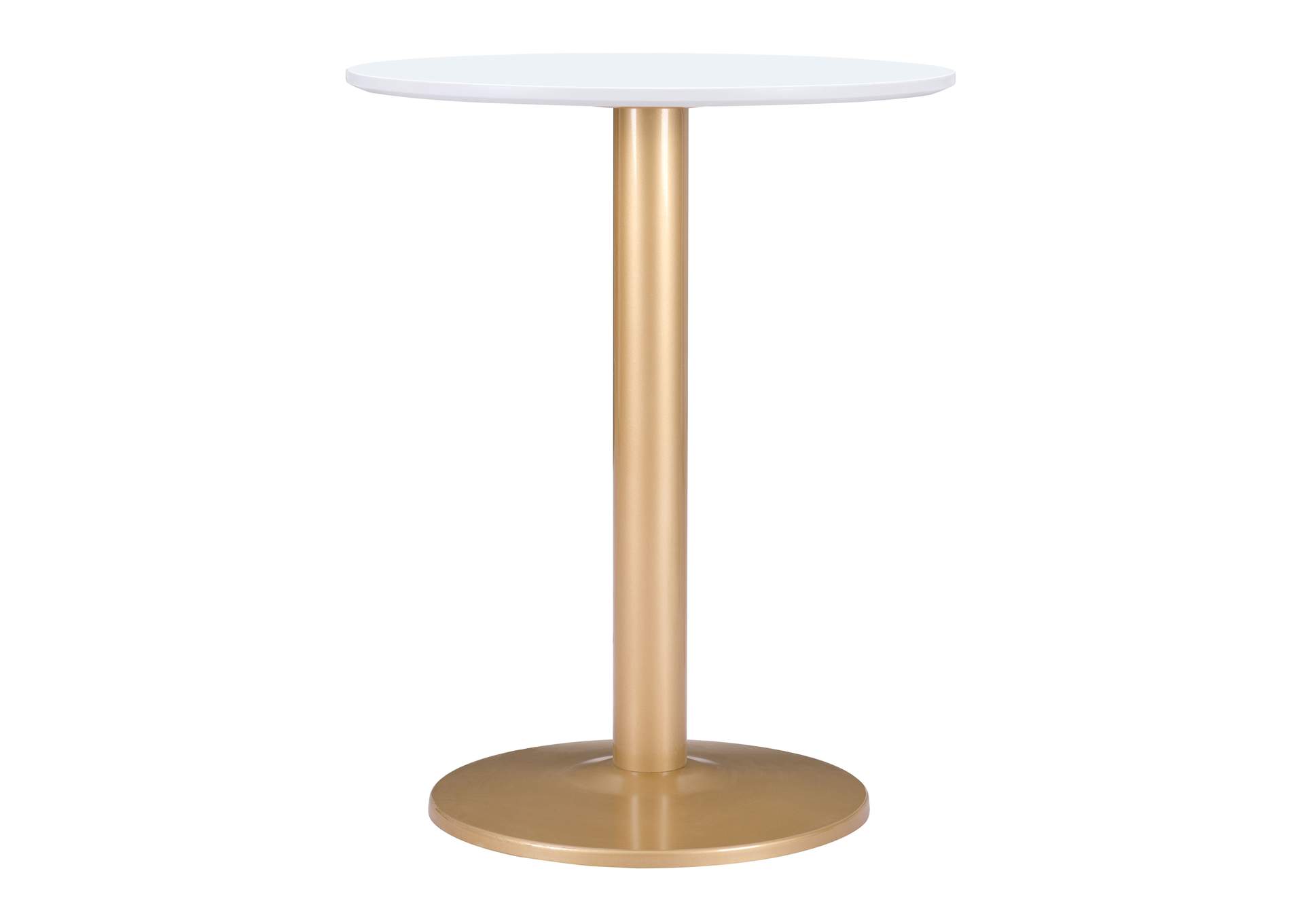 Alto Bistro Table White & Gold image 5