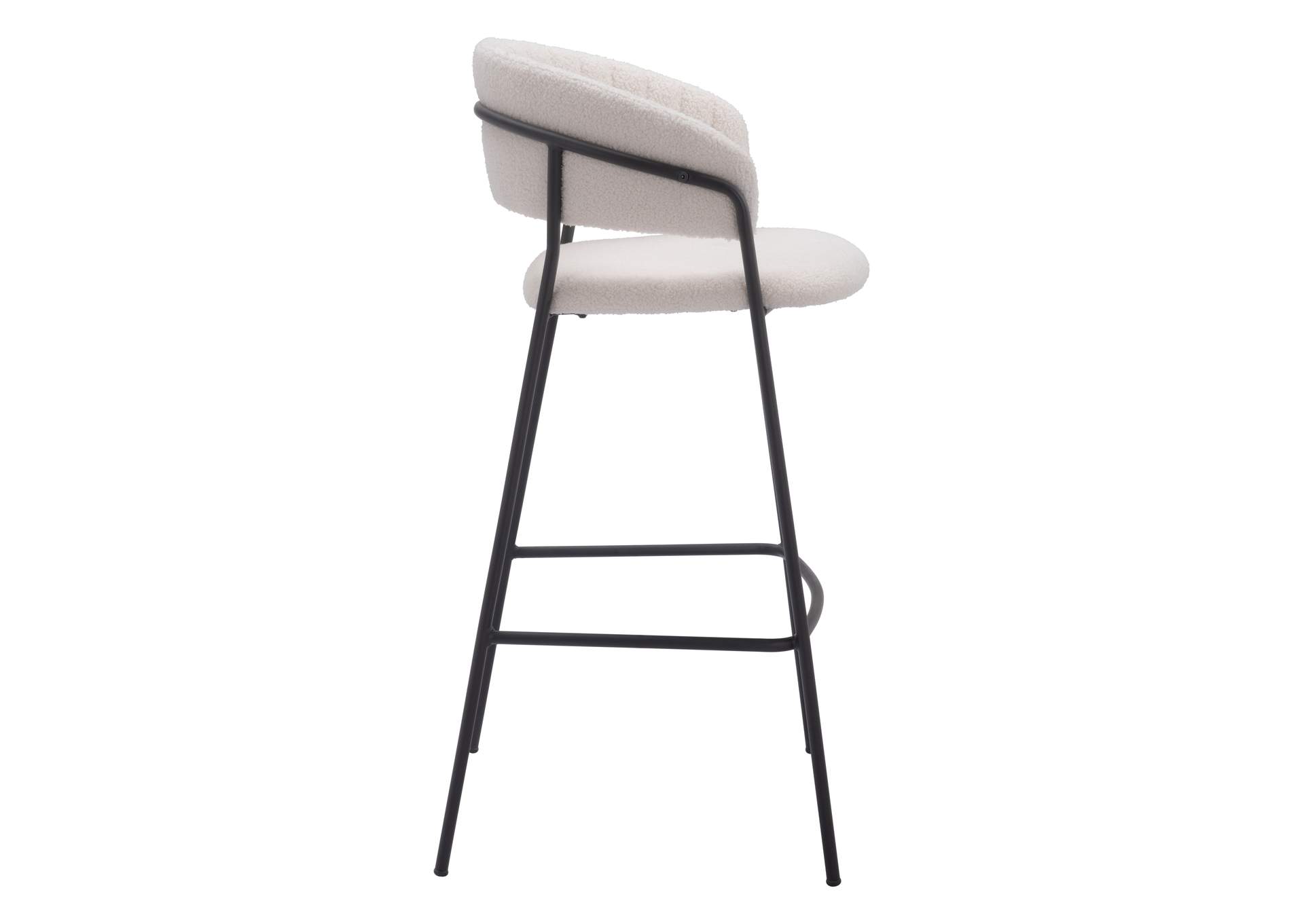 Josephine Barstool (Set Of 2) Cream image 4