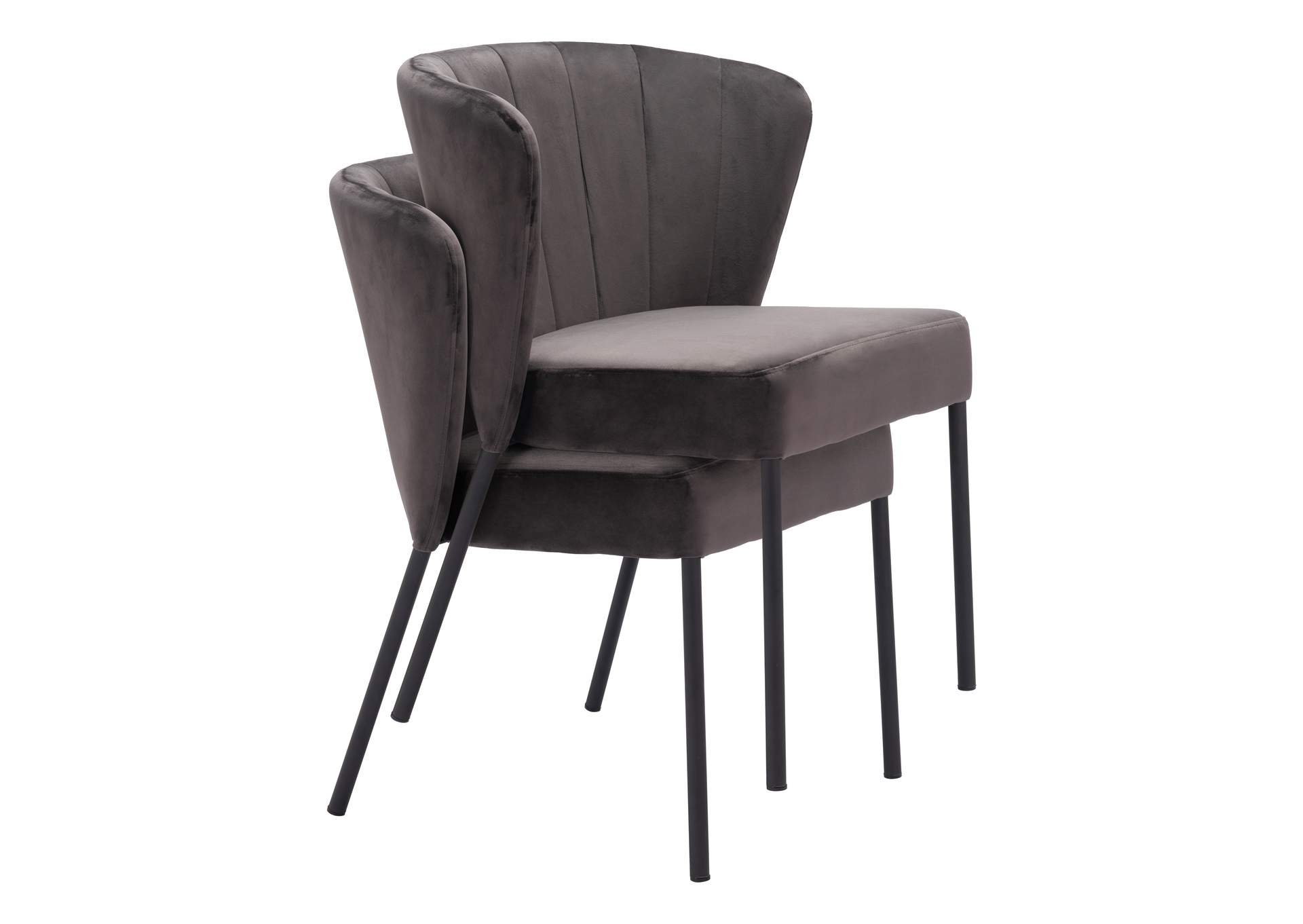 Aimee Dining Chair (Set Of 2) Gray image 10