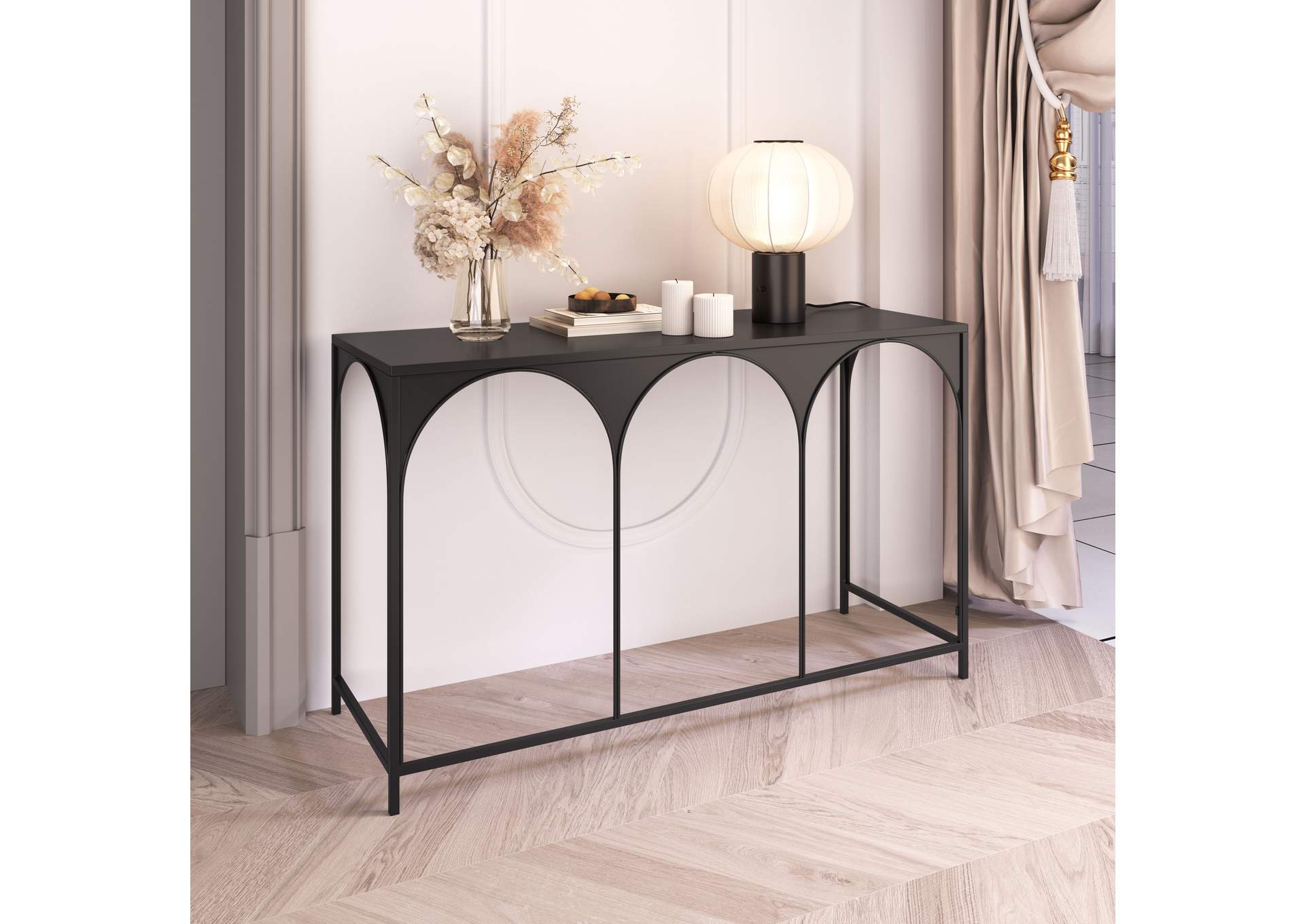Loriet Console Table Black image 1