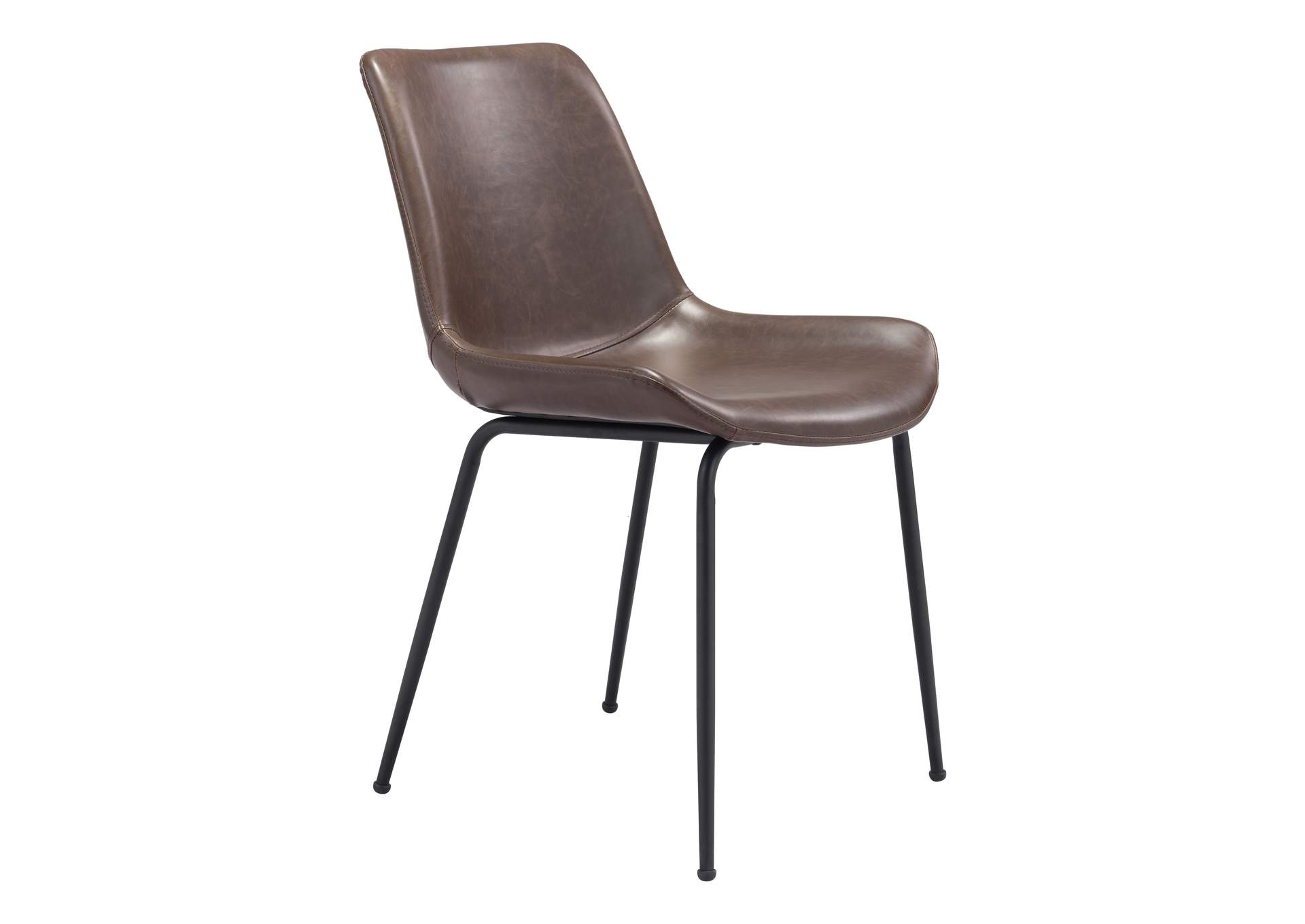 Byron Dining Chair (Set Of 2) Brown image 4