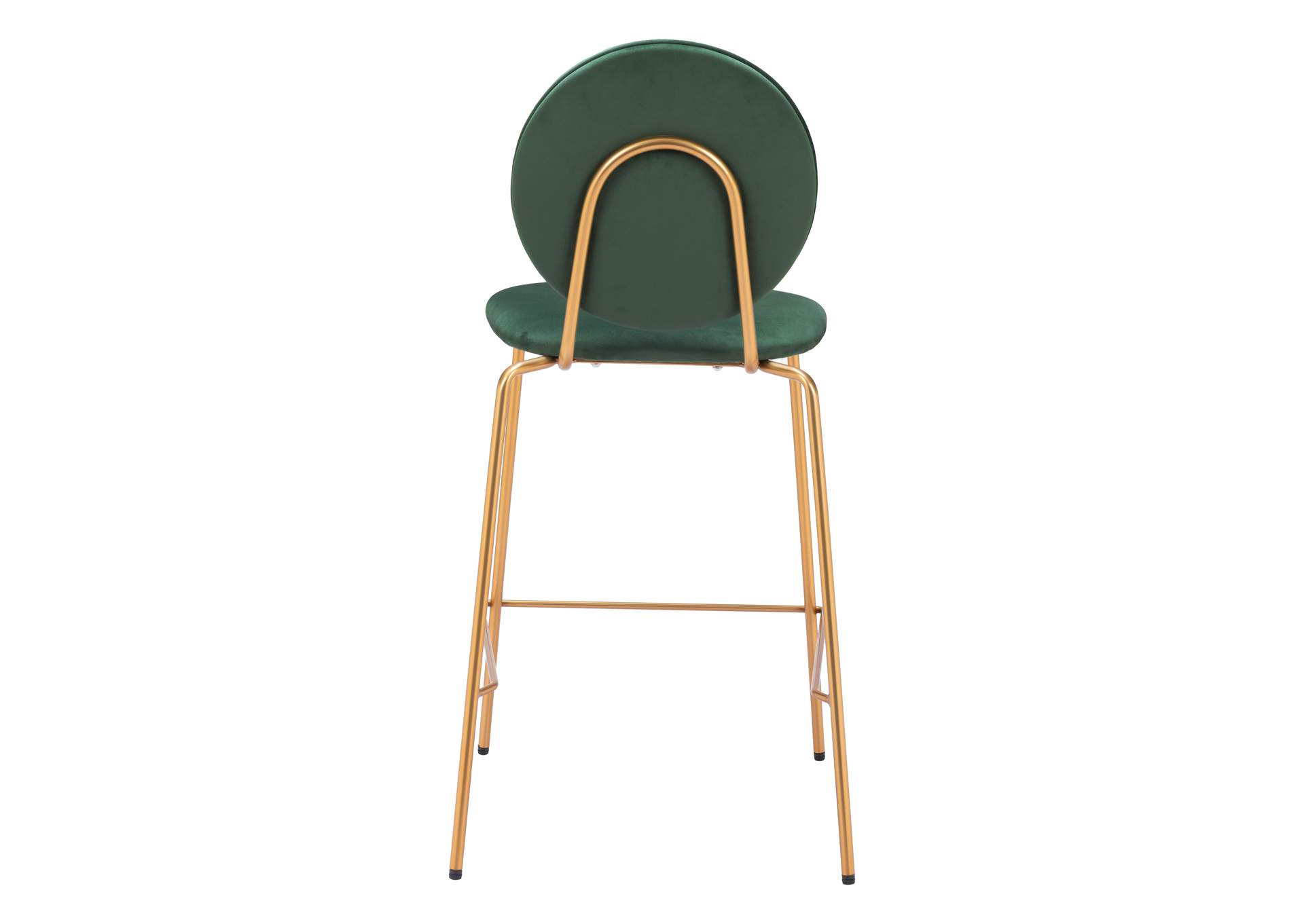 Odessa Counter Stool (Set Of 2) Green & Gold image 5