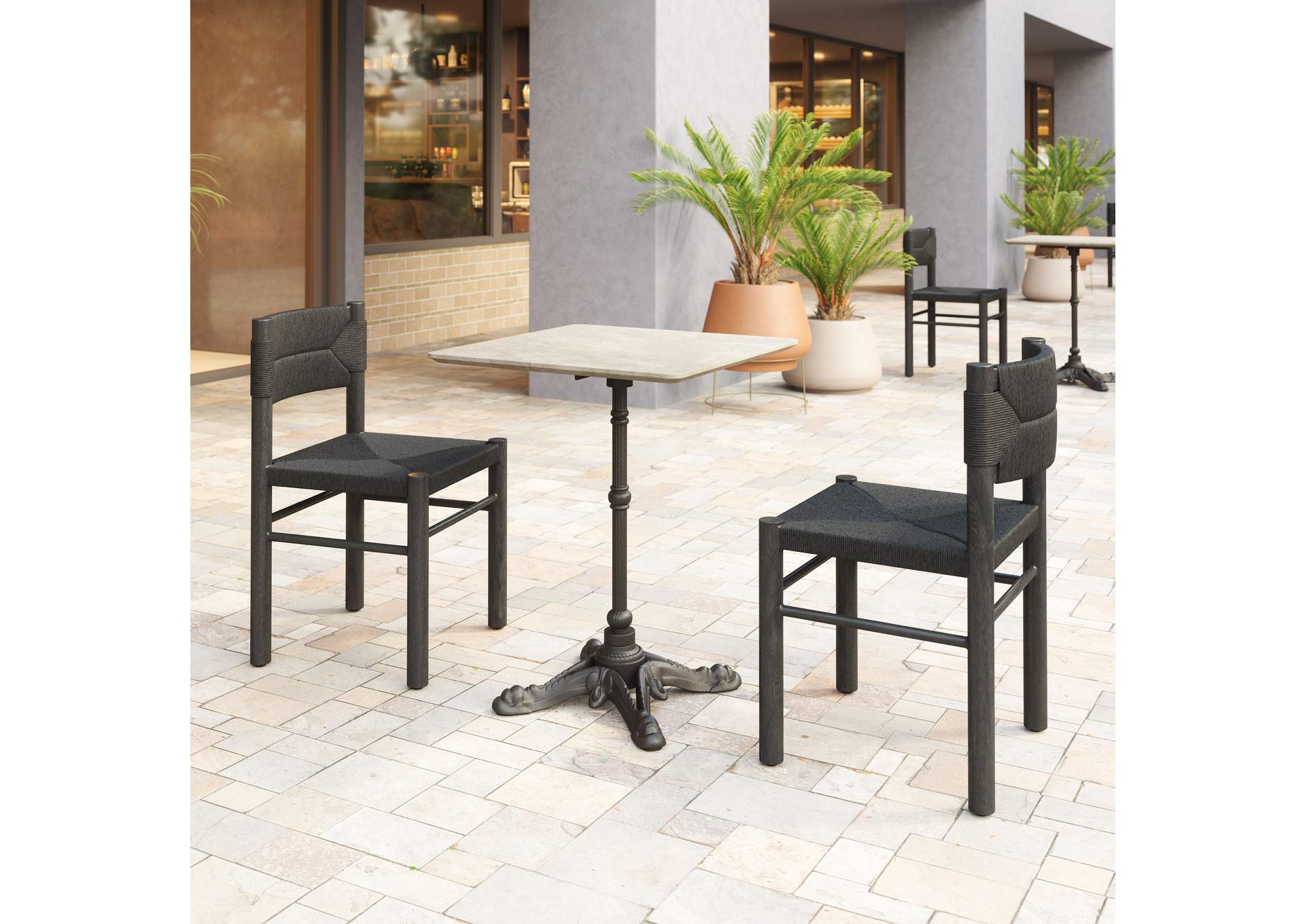 Alfresco Outdoor Dining Table Gray image 1