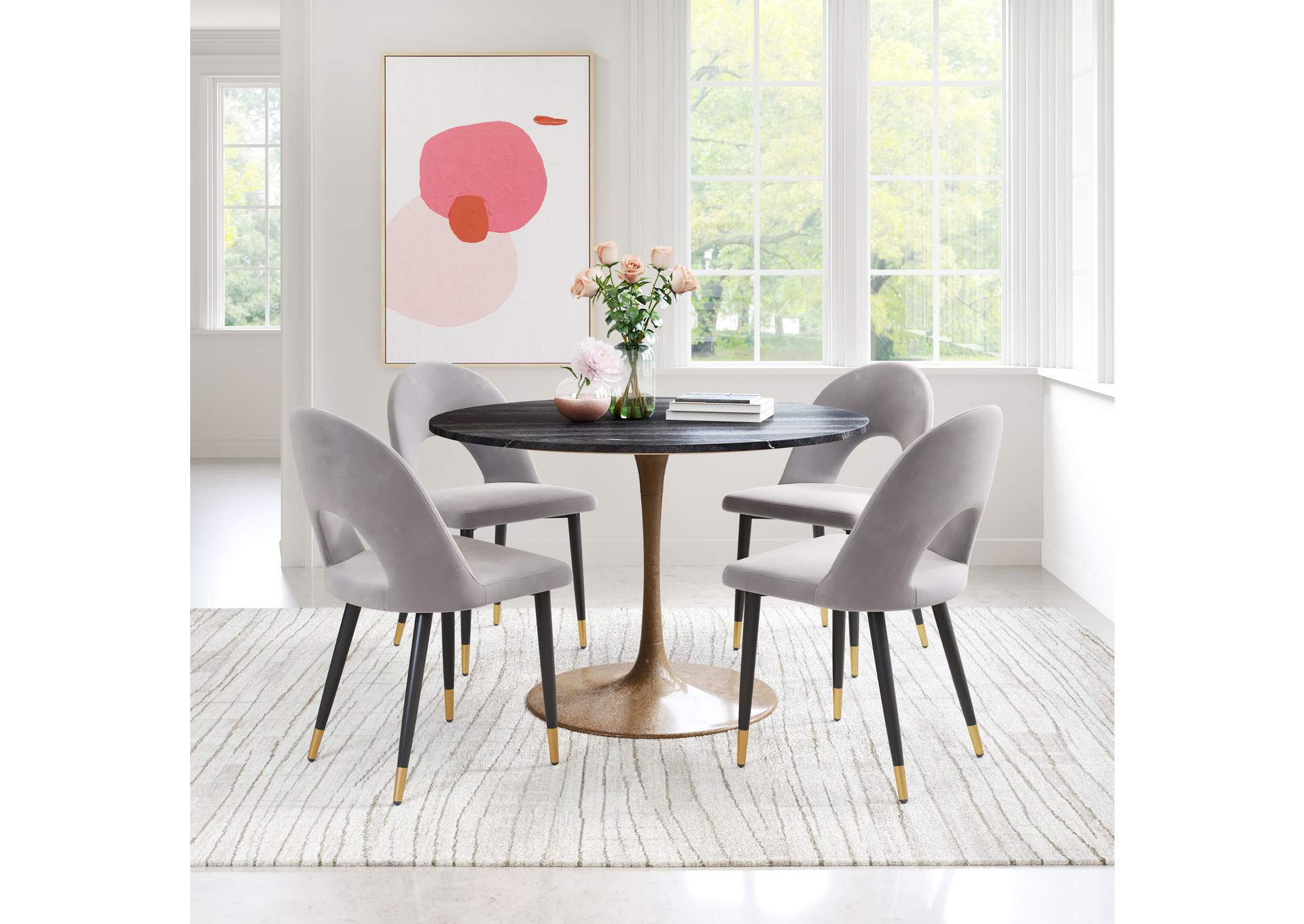 Menlo Dining Chair (Set Of 2) Gray image 3