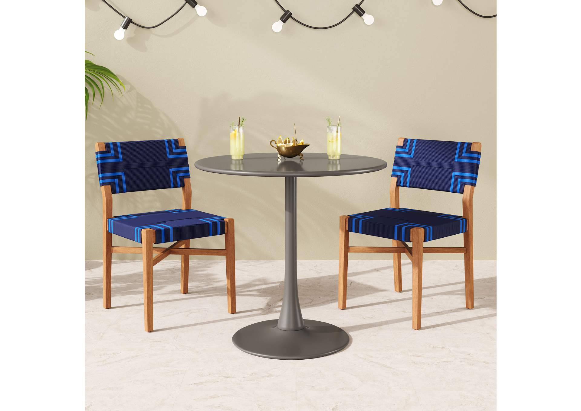 Soleil Outdoor Dining Table Taupe image 1
