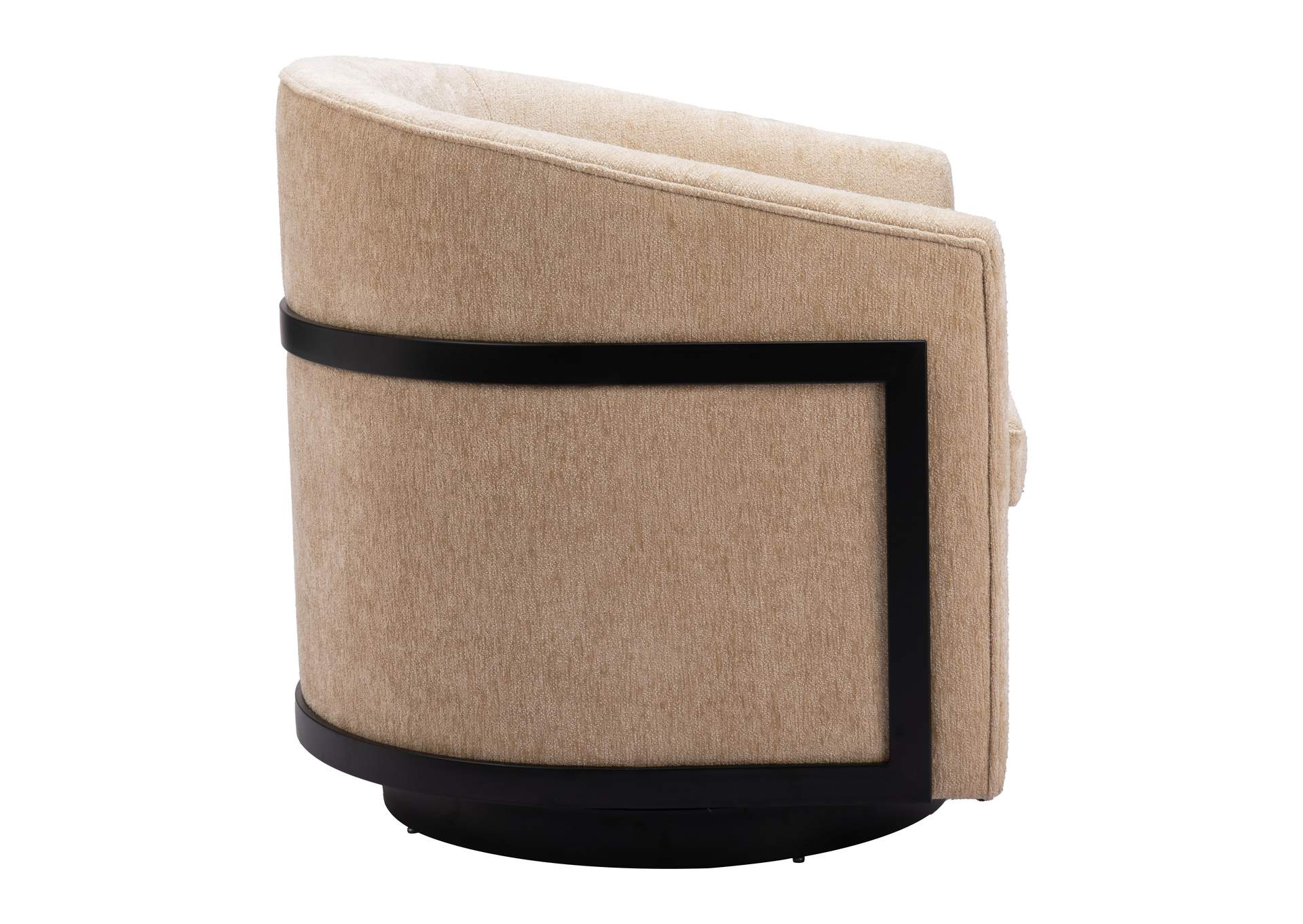 Hanko Swivel Chair Golden Beige image 3
