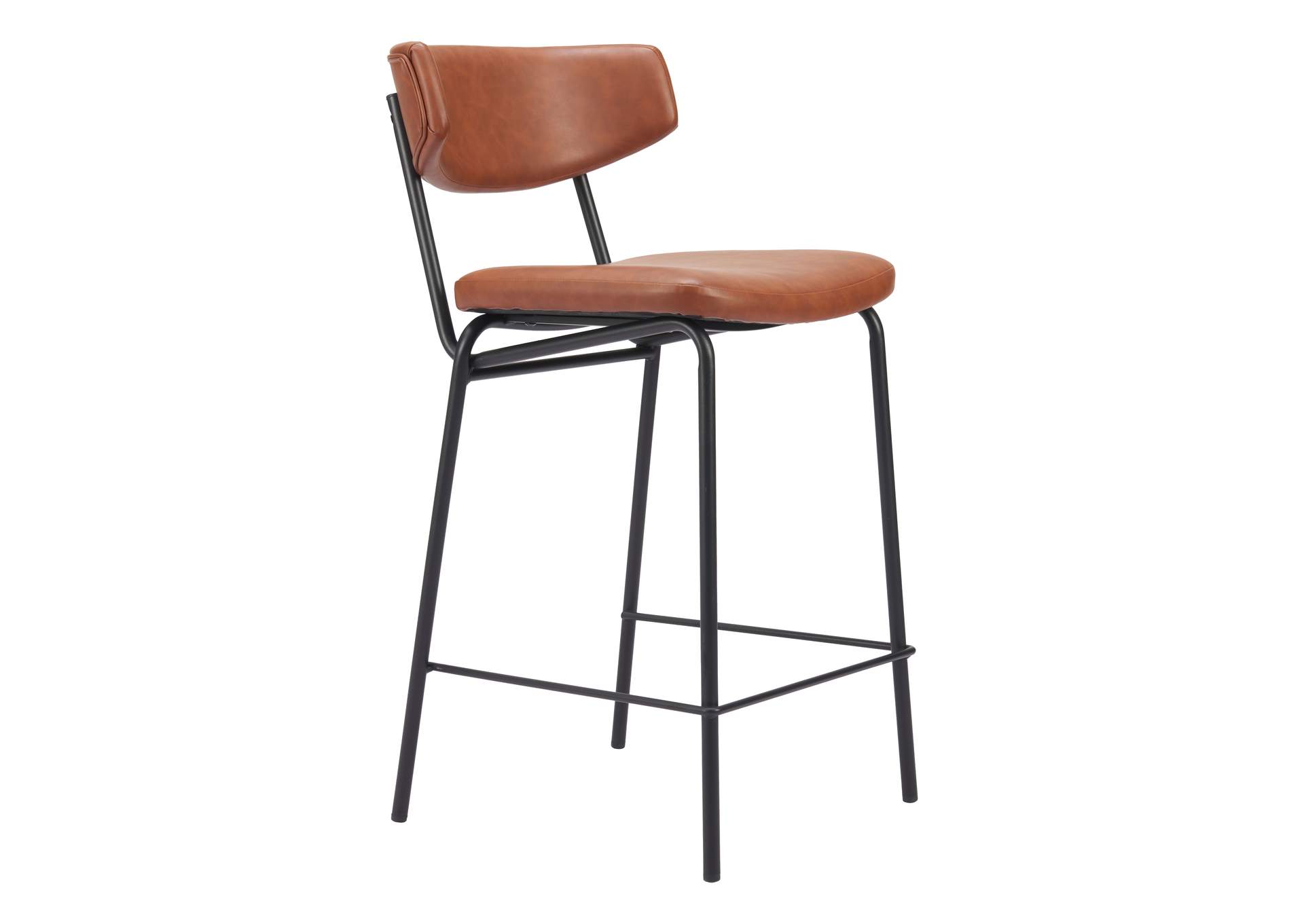 Charon Counter Stool (Set Of 2) Vintage Brown image 4