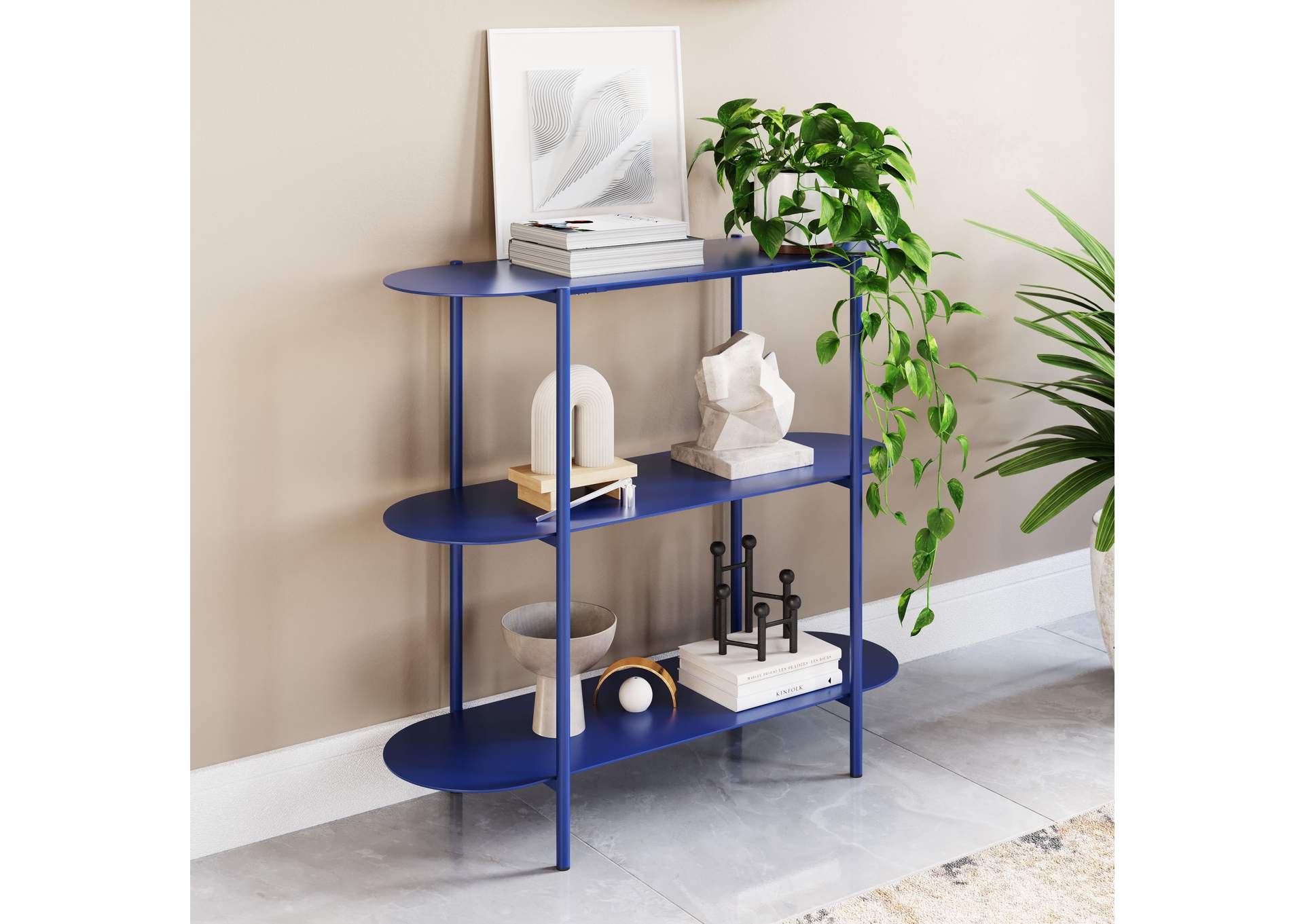 Tre Console Table Blue image 1