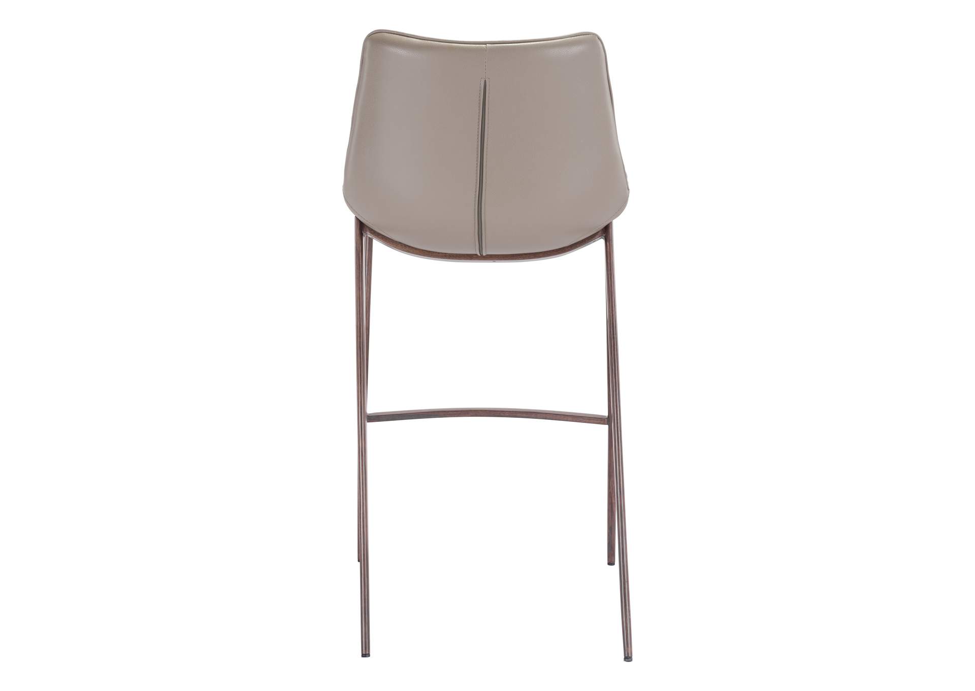 Magnus Barstool (Set Of 2) Brown & Walnut image 7