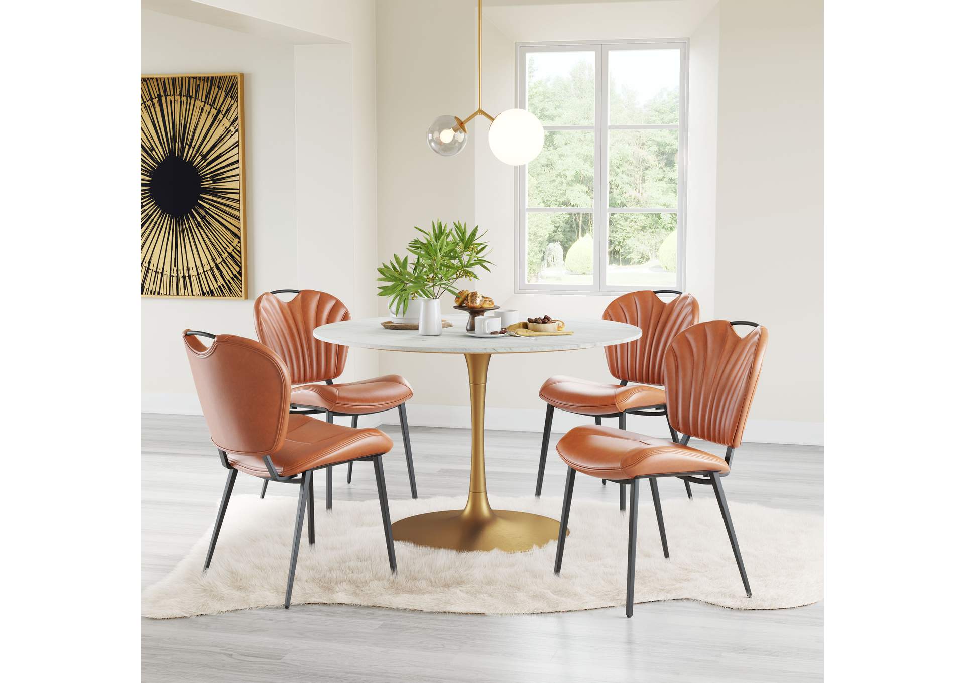 Terrence Dining Chair (Set Of 2) Vintage Brown image 3
