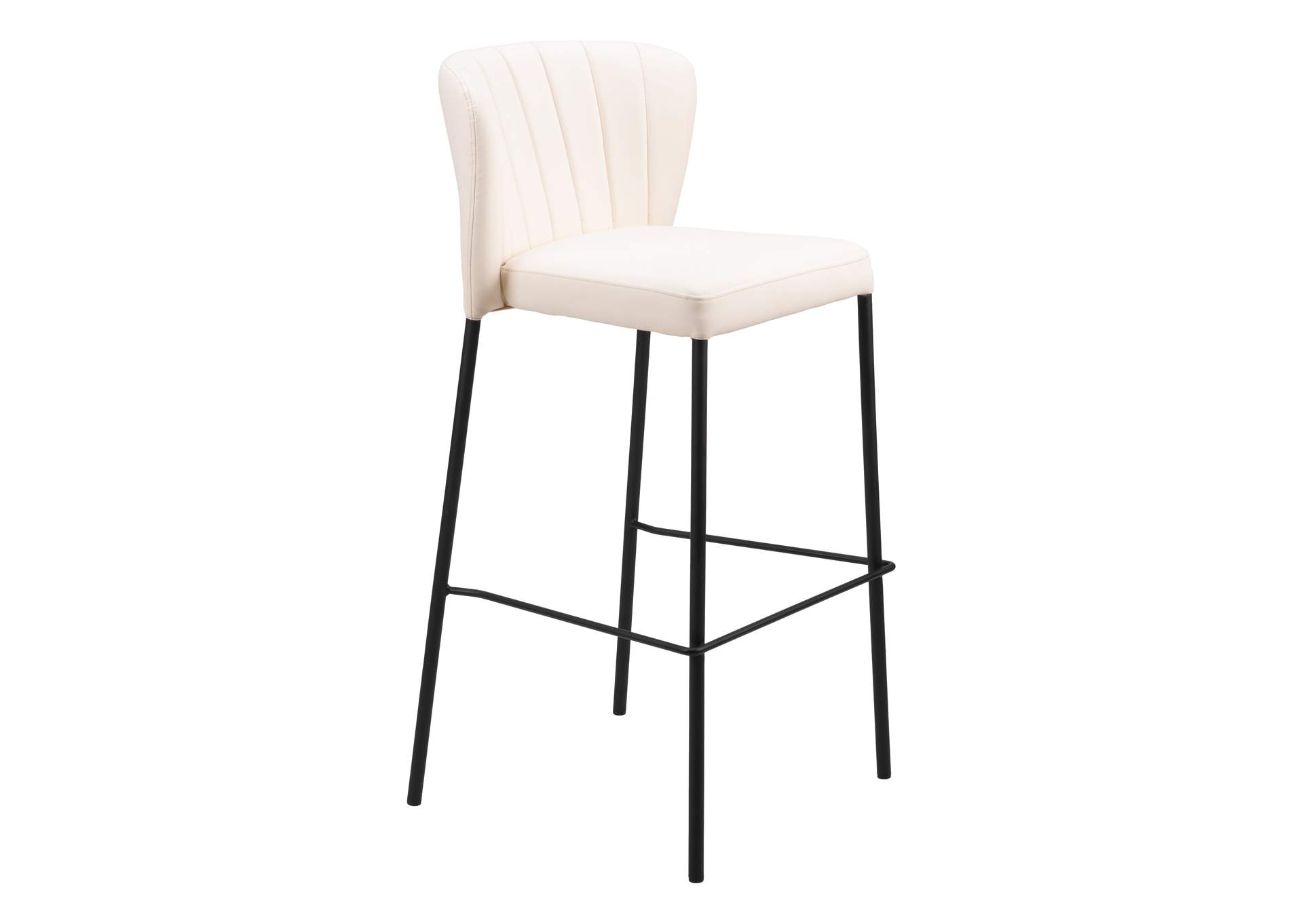 Linz Barstool (Set Of 2) Cream image 3