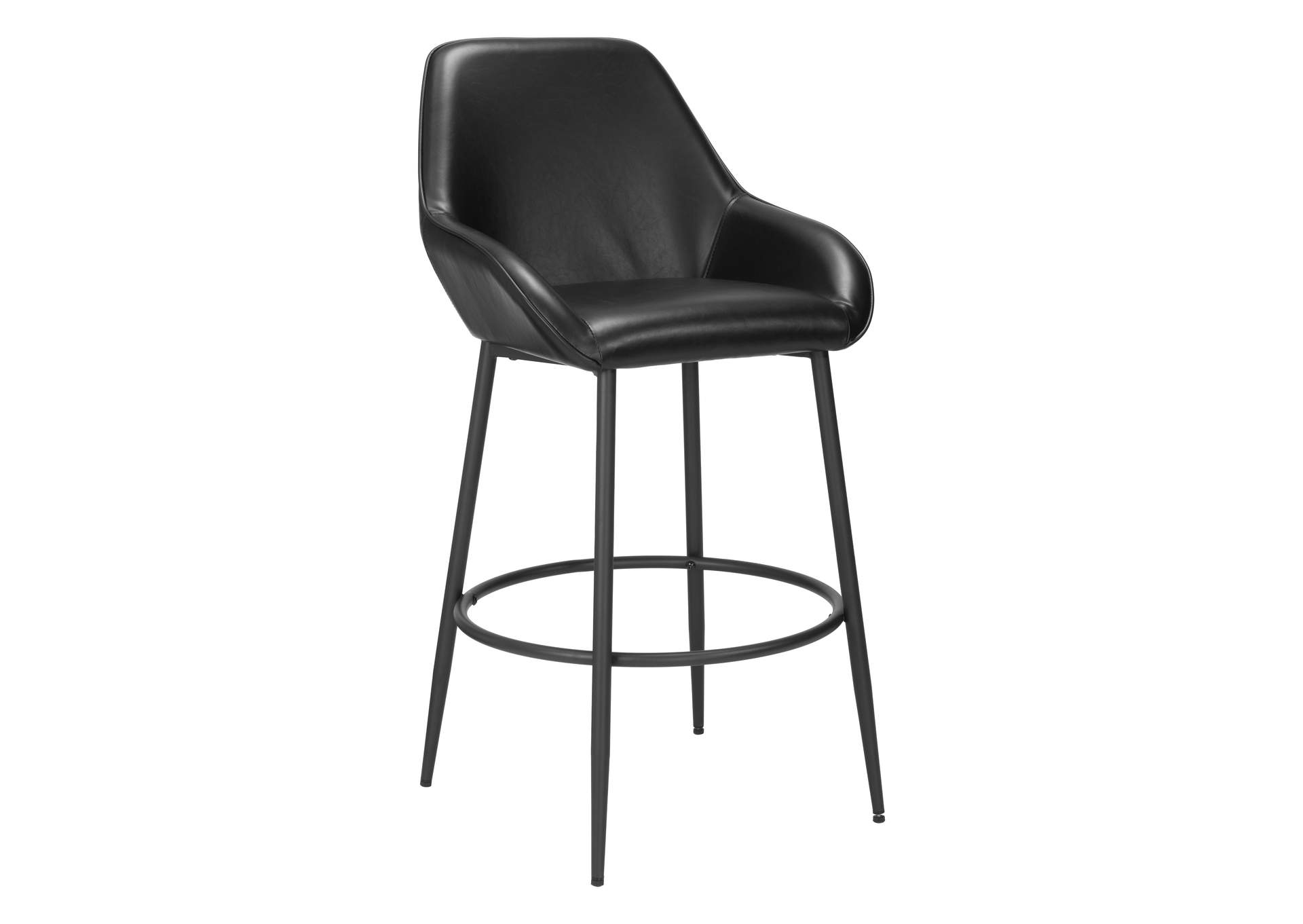 Vila Barstool (Set Of 2) Black image 1