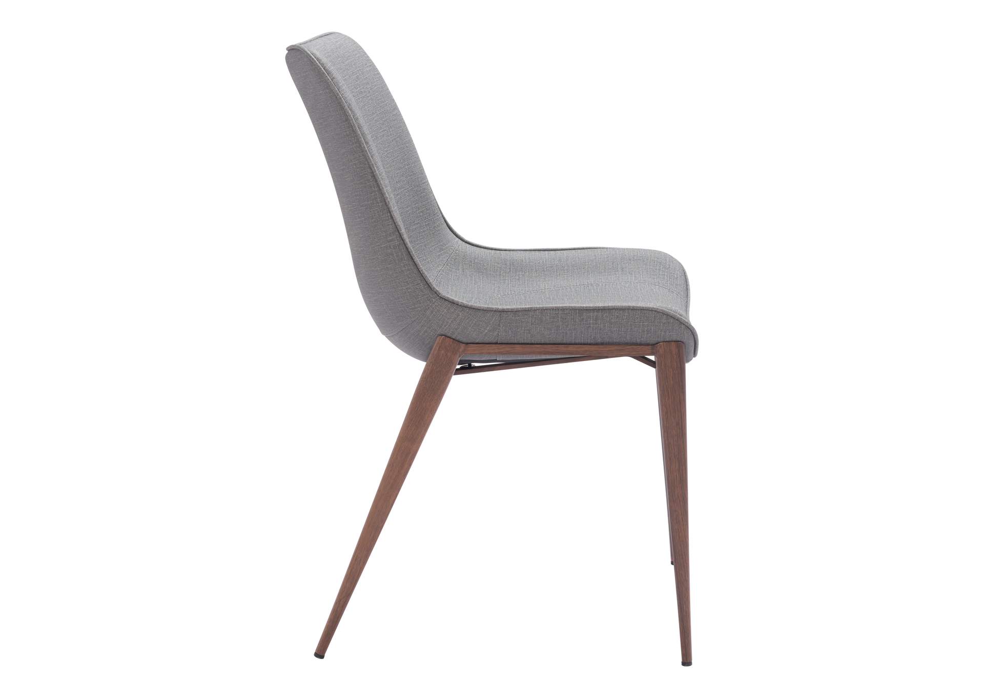 Magnus Dining Chair (Set Of 2) Slate Gray & Walnut image 6