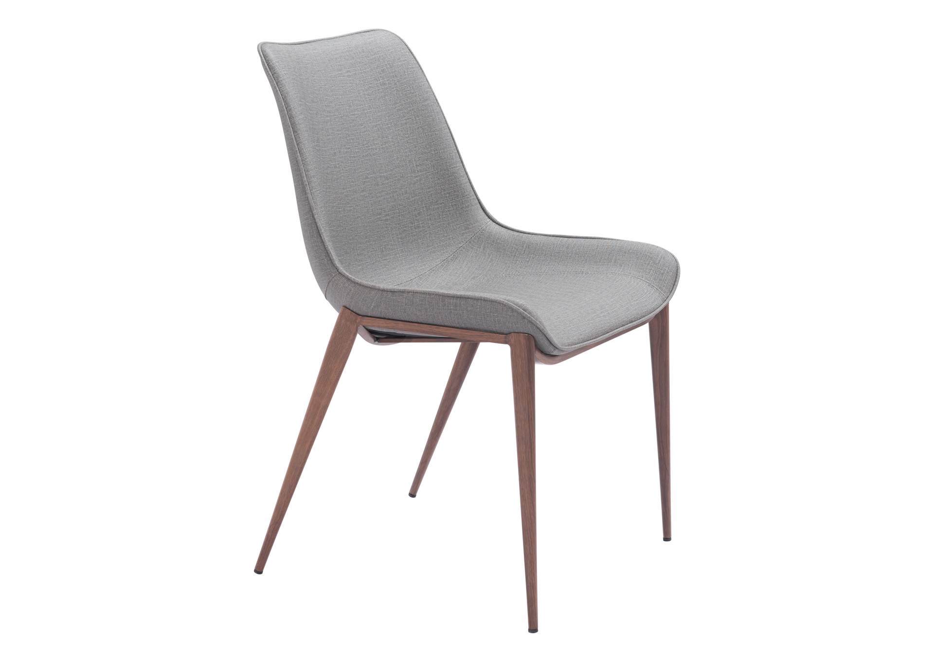 Magnus Dining Chair (Set Of 2) Slate Gray & Walnut image 5