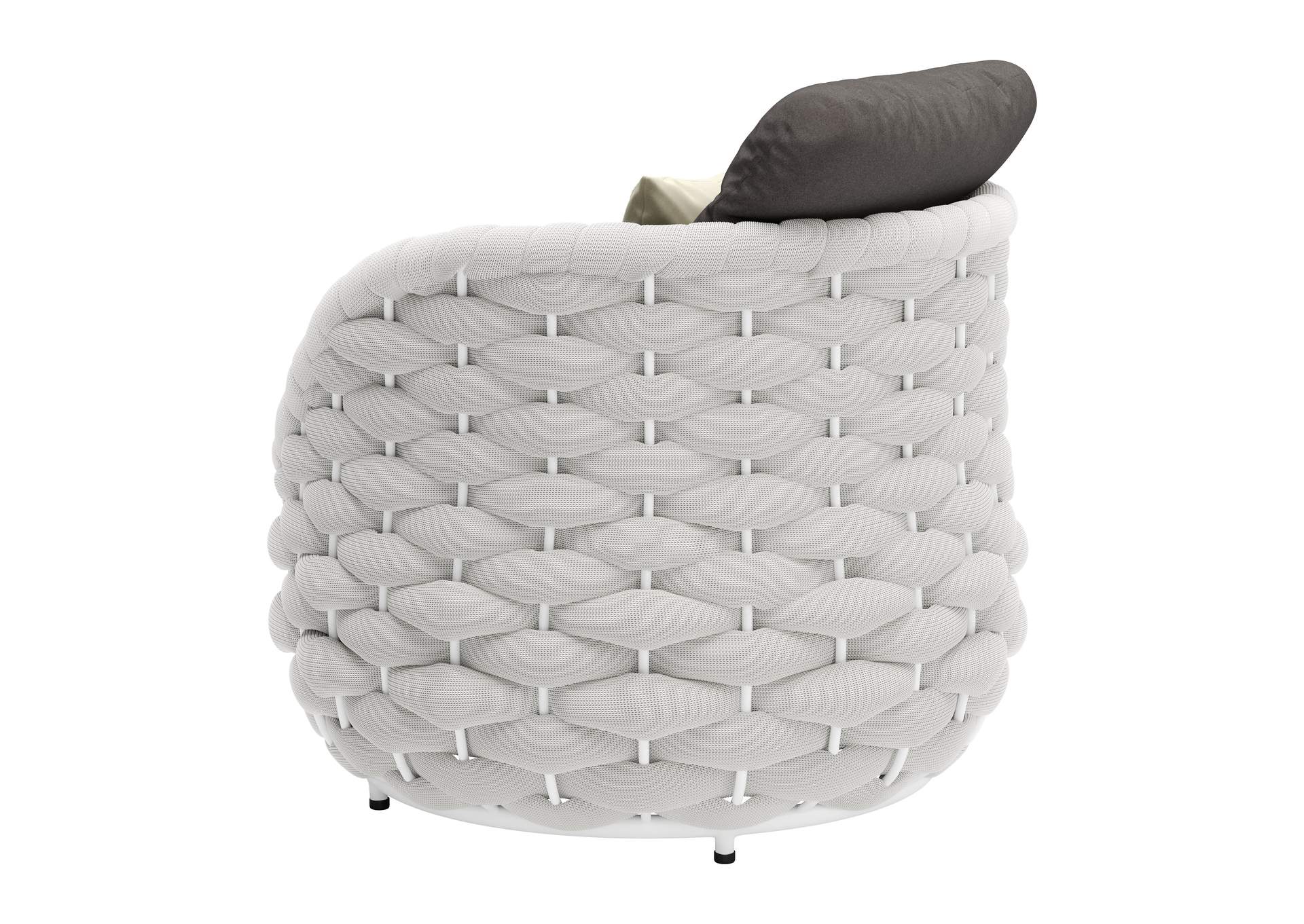 Coral Reef Outdoor Accent Chair Gray image 7