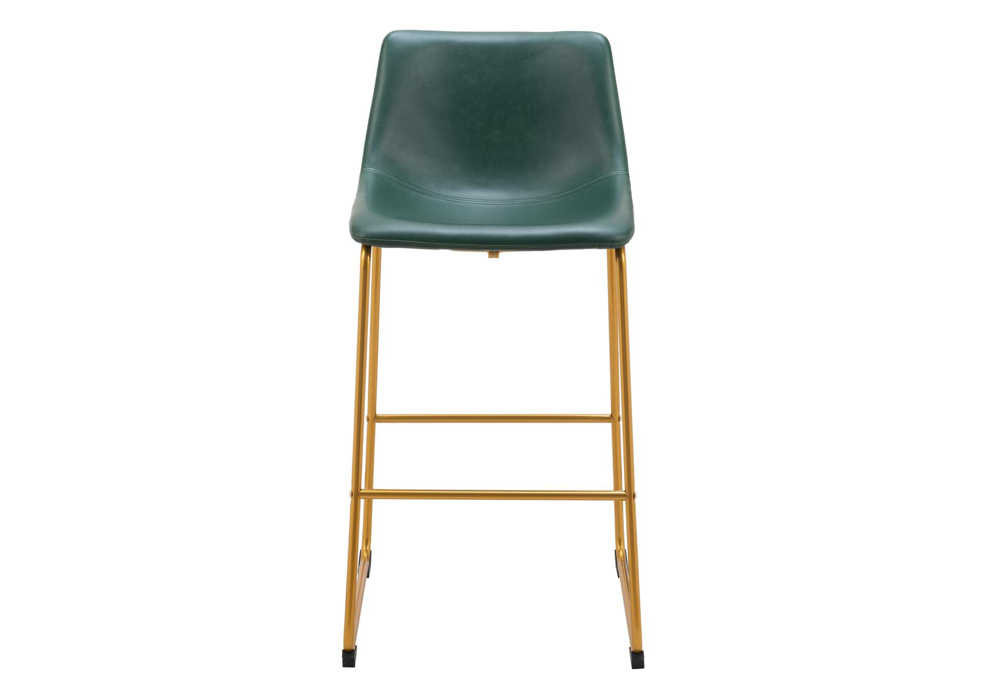 Augusta Barstool (Set Of 2) Green & Gold image 5