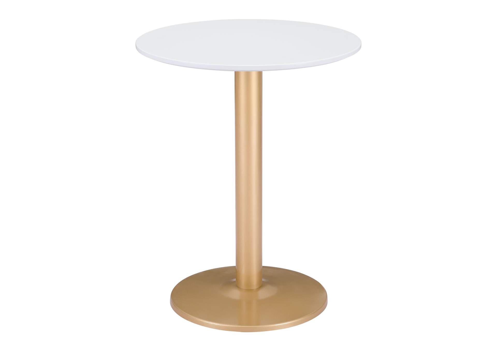 Alto Bistro Table White & Gold image 4