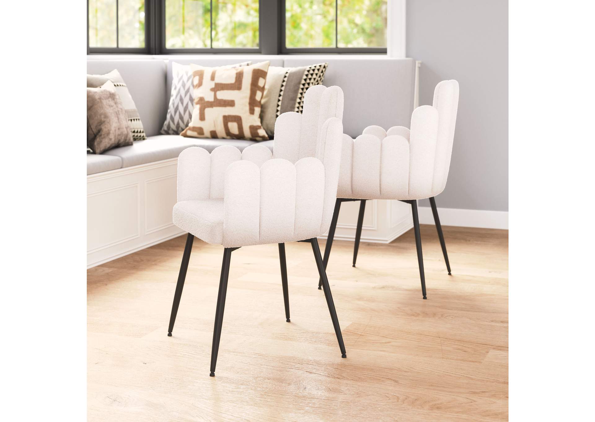 Noosa Dining Chair (Set Of 2) Ivory