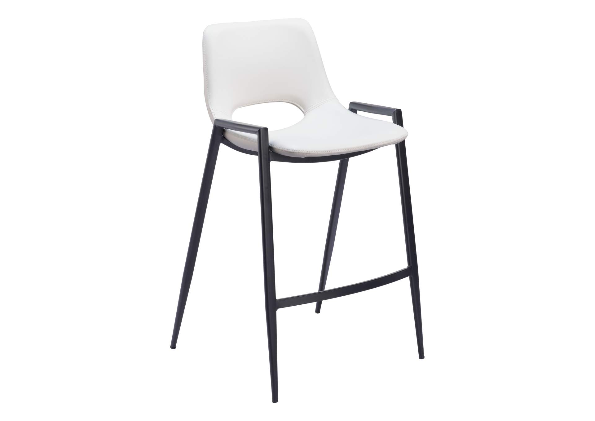 Desi Counter Stool (Set Of 2) White image 4