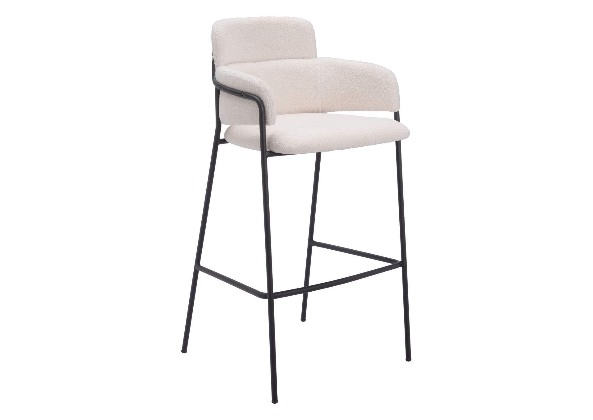 Marcel Barstool (Set Of 2) Cream image 3