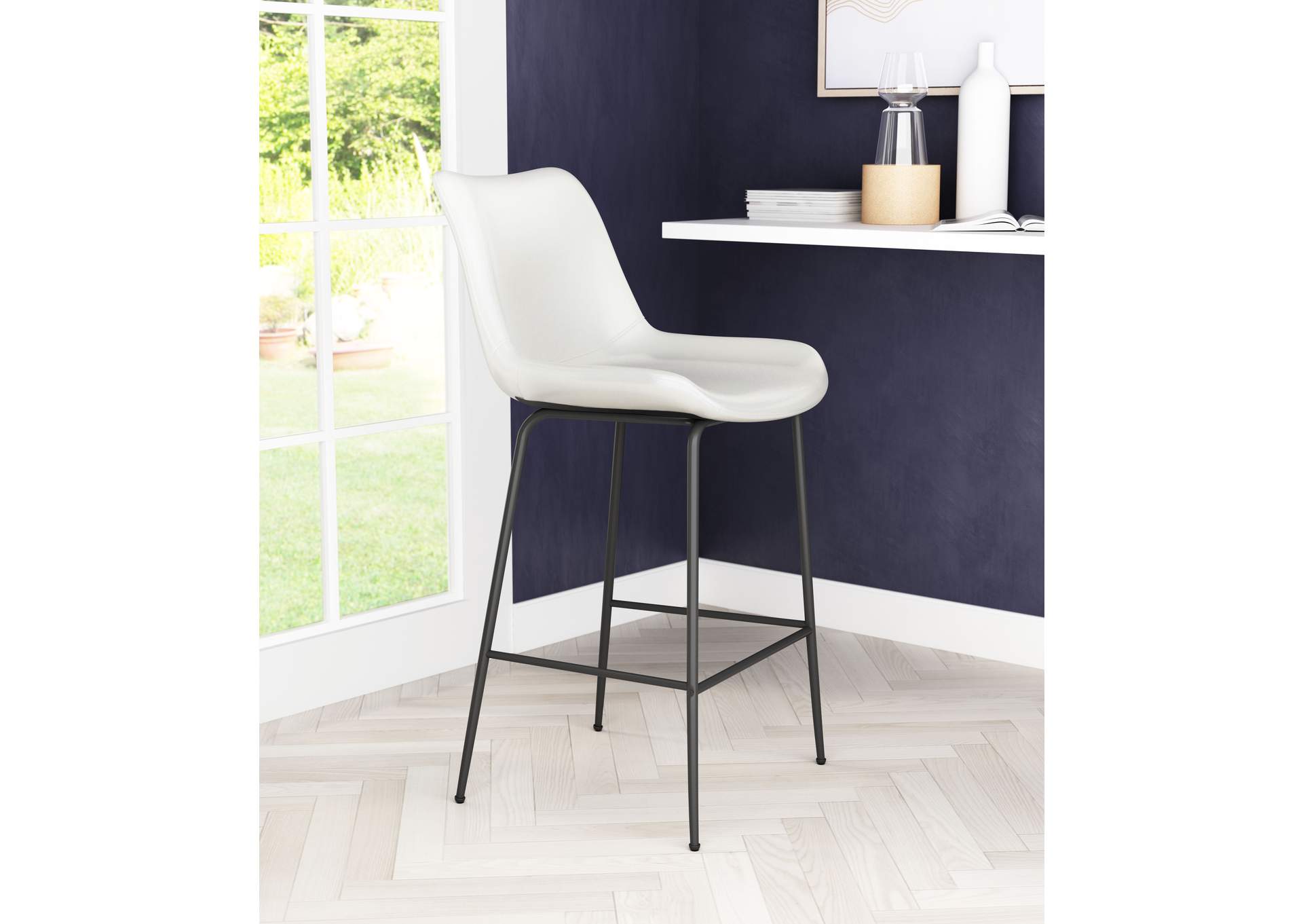 Byron Counter Stool White image 1