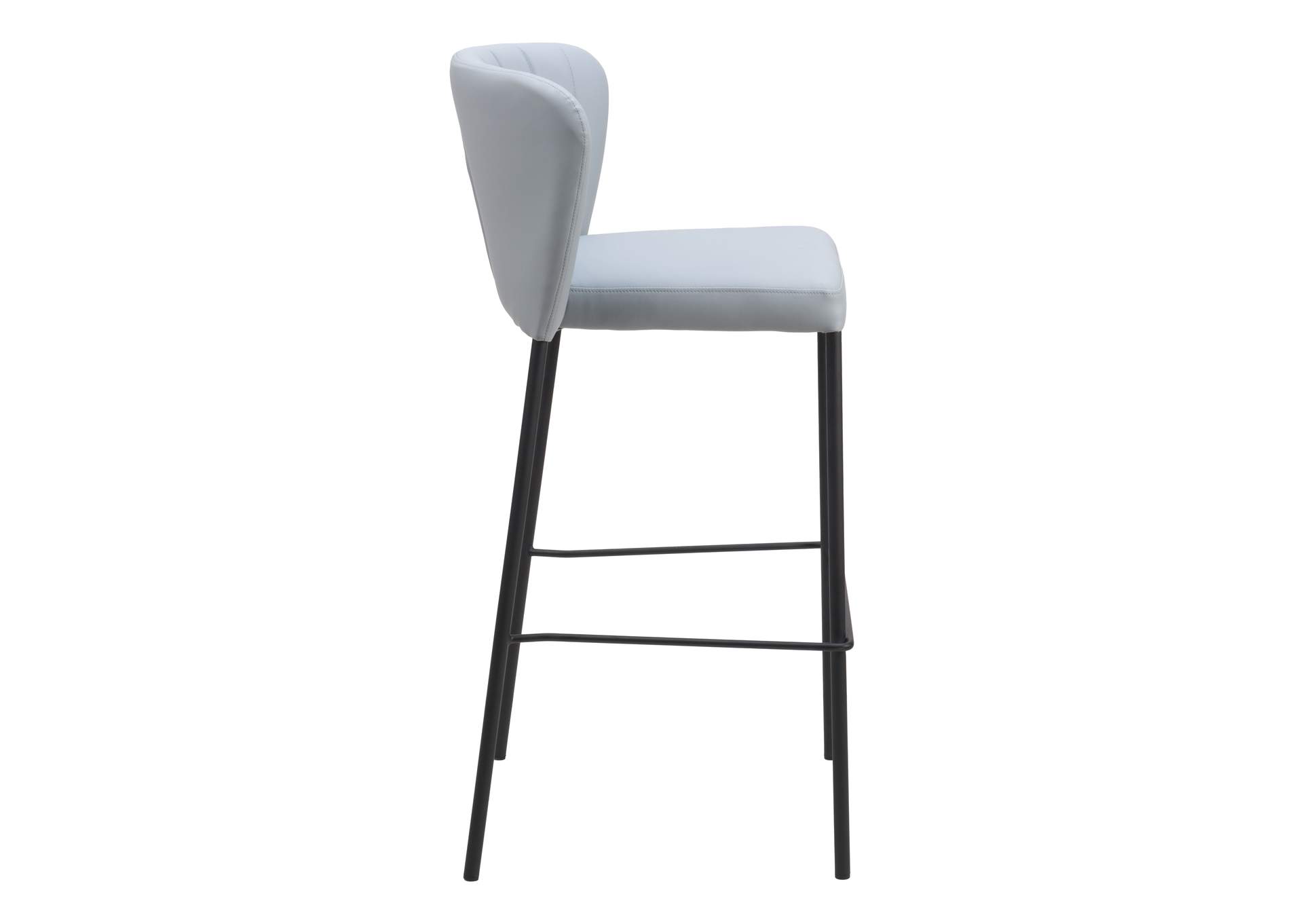 Linz Barstool (Set Of 2) Gray image 4