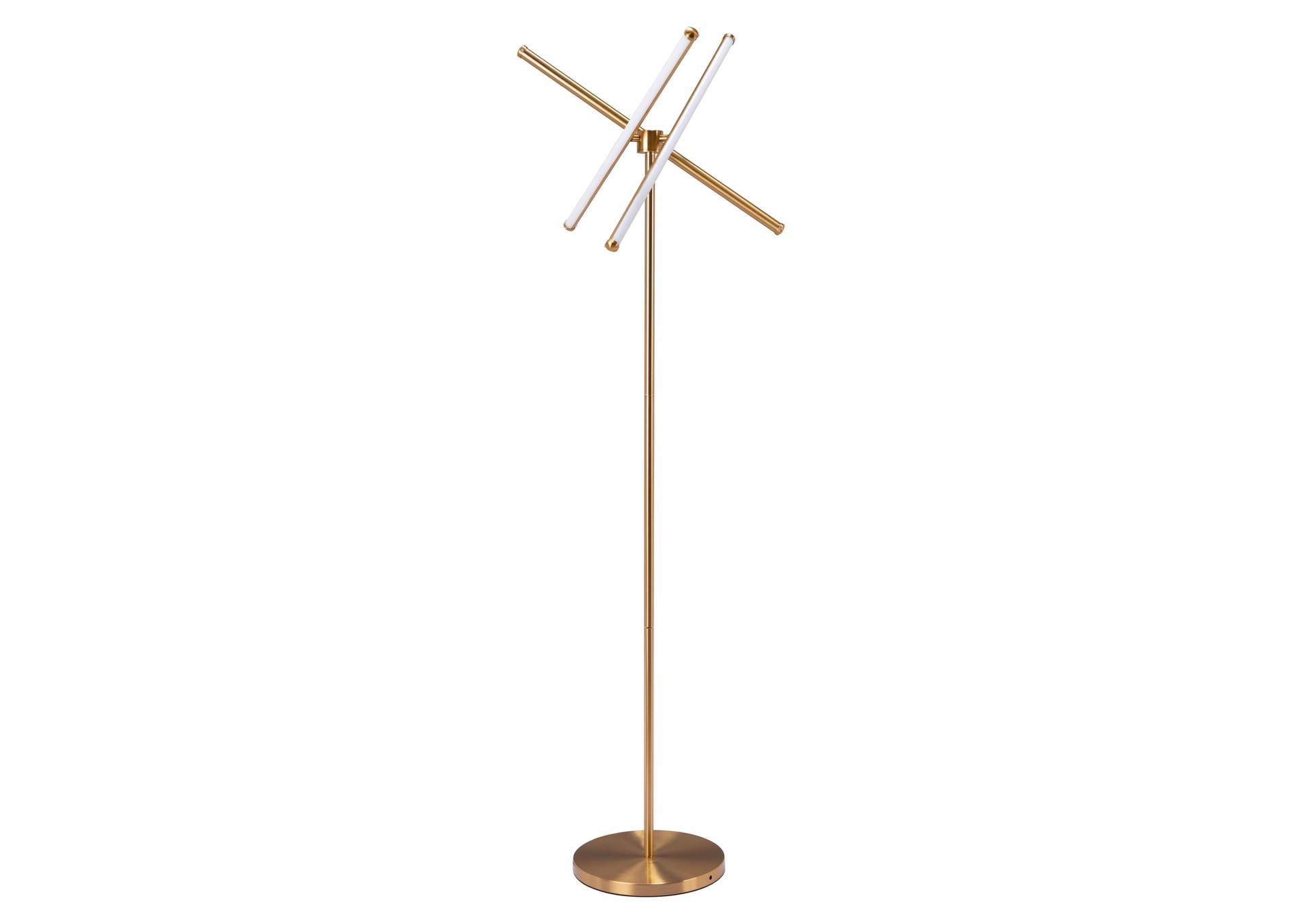 Garza Floor Lamp Brass image 6