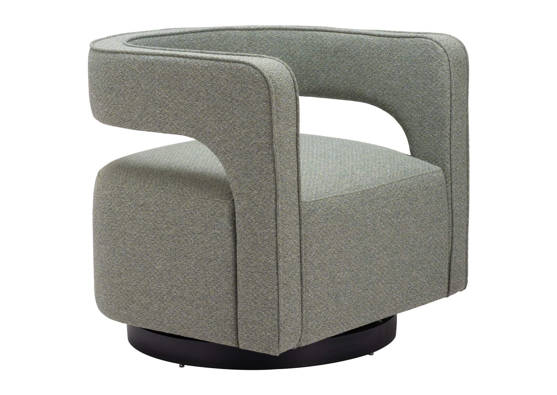 Turku Swivel Chair Sage Green image 7