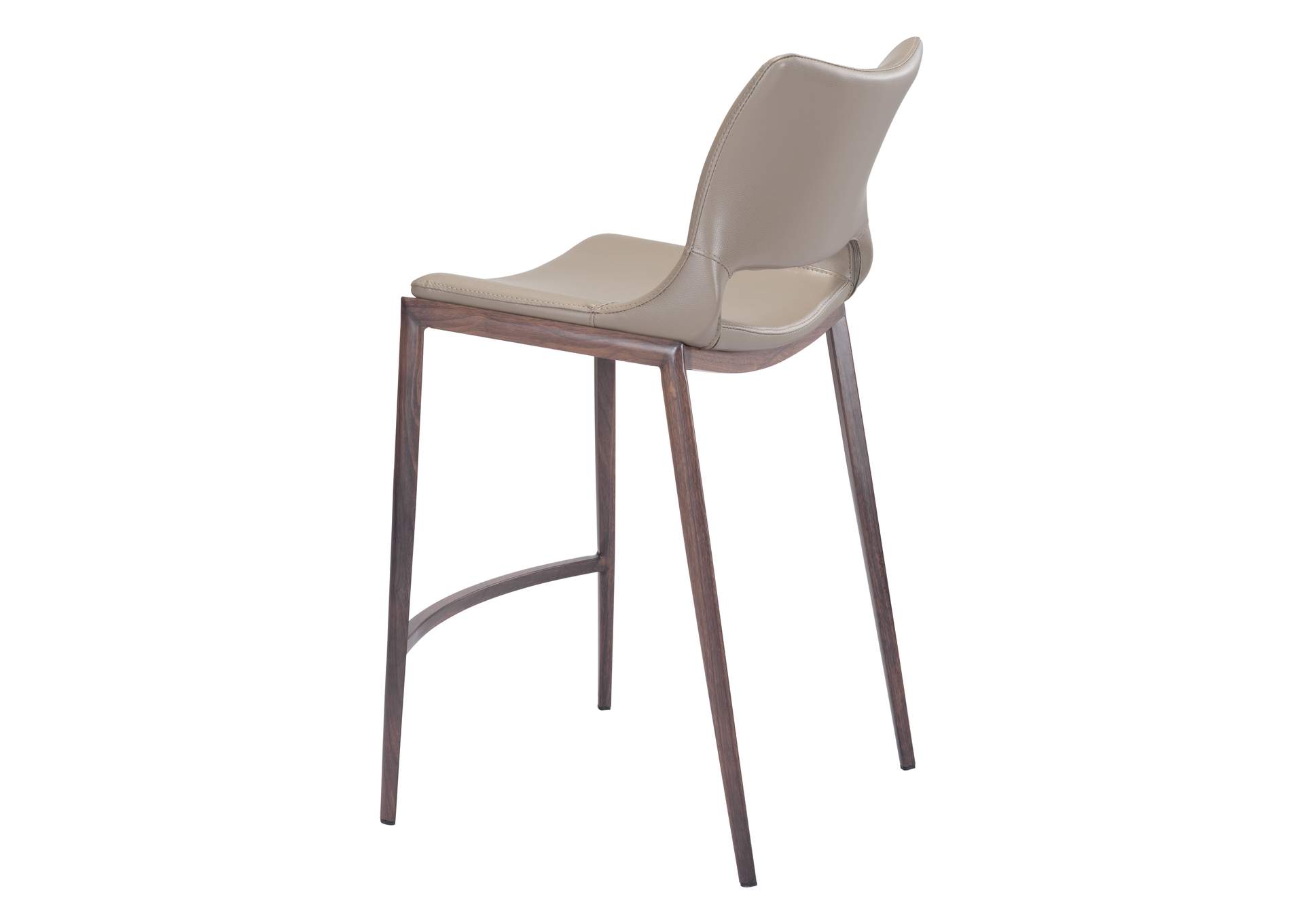 Ace Counter Stool (Set Of 2) Brown & Walnut image 7