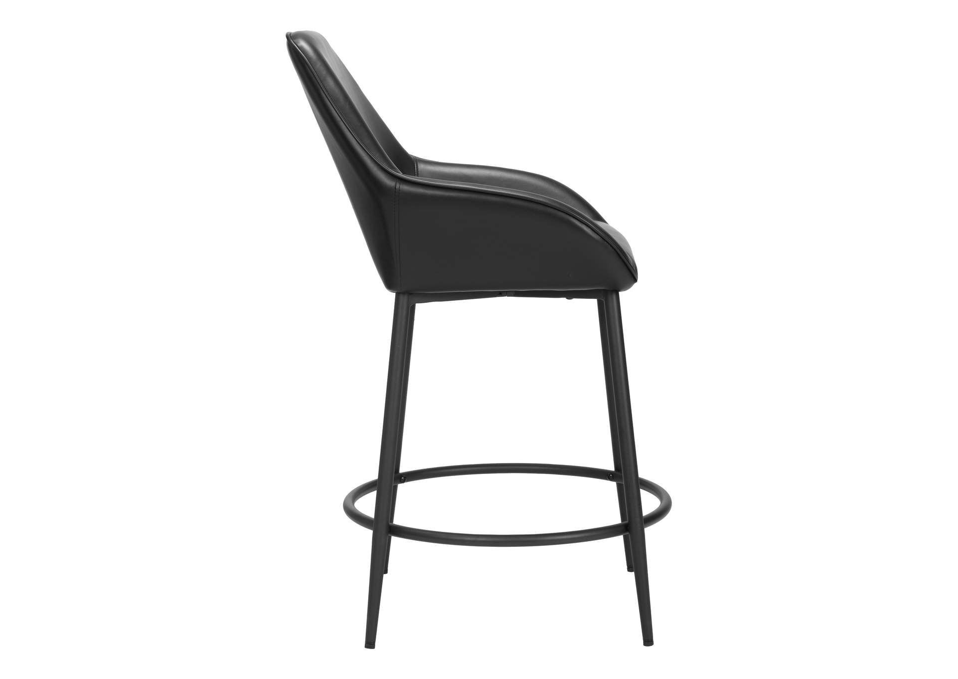 Vila Counter Stool (Set Of 2) Black image 3