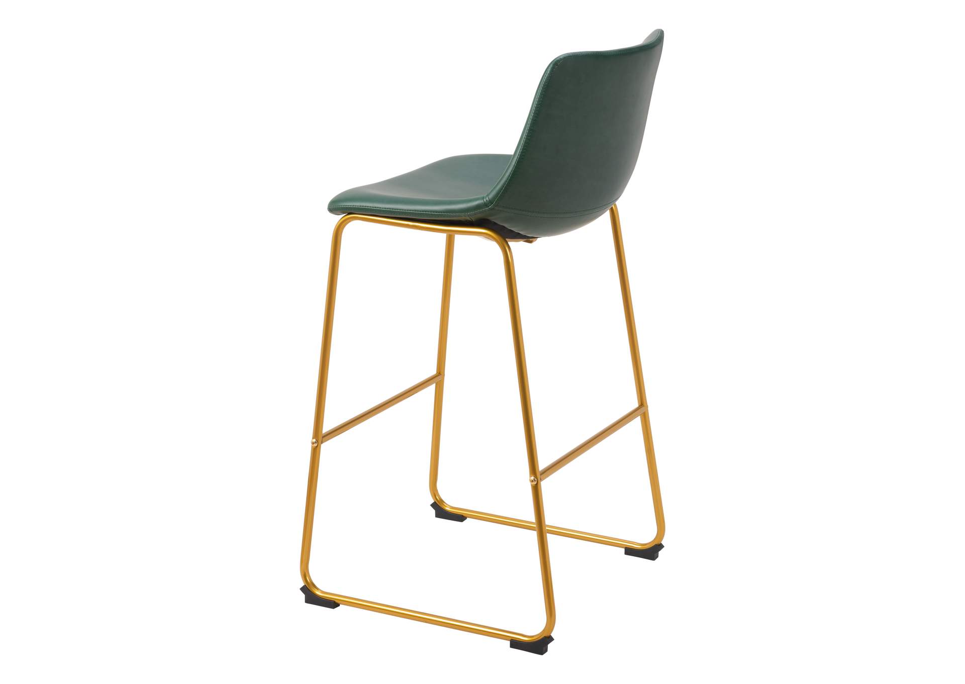 Augusta Barstool (Set Of 2) Green & Gold image 7