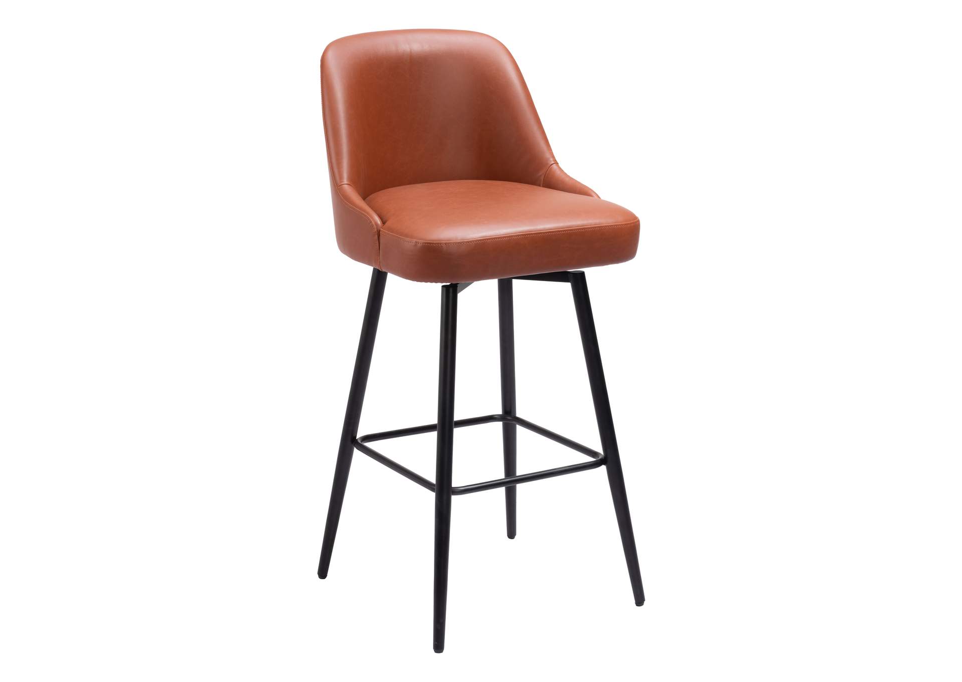 Keppel Swivel Barstool Brown image 8